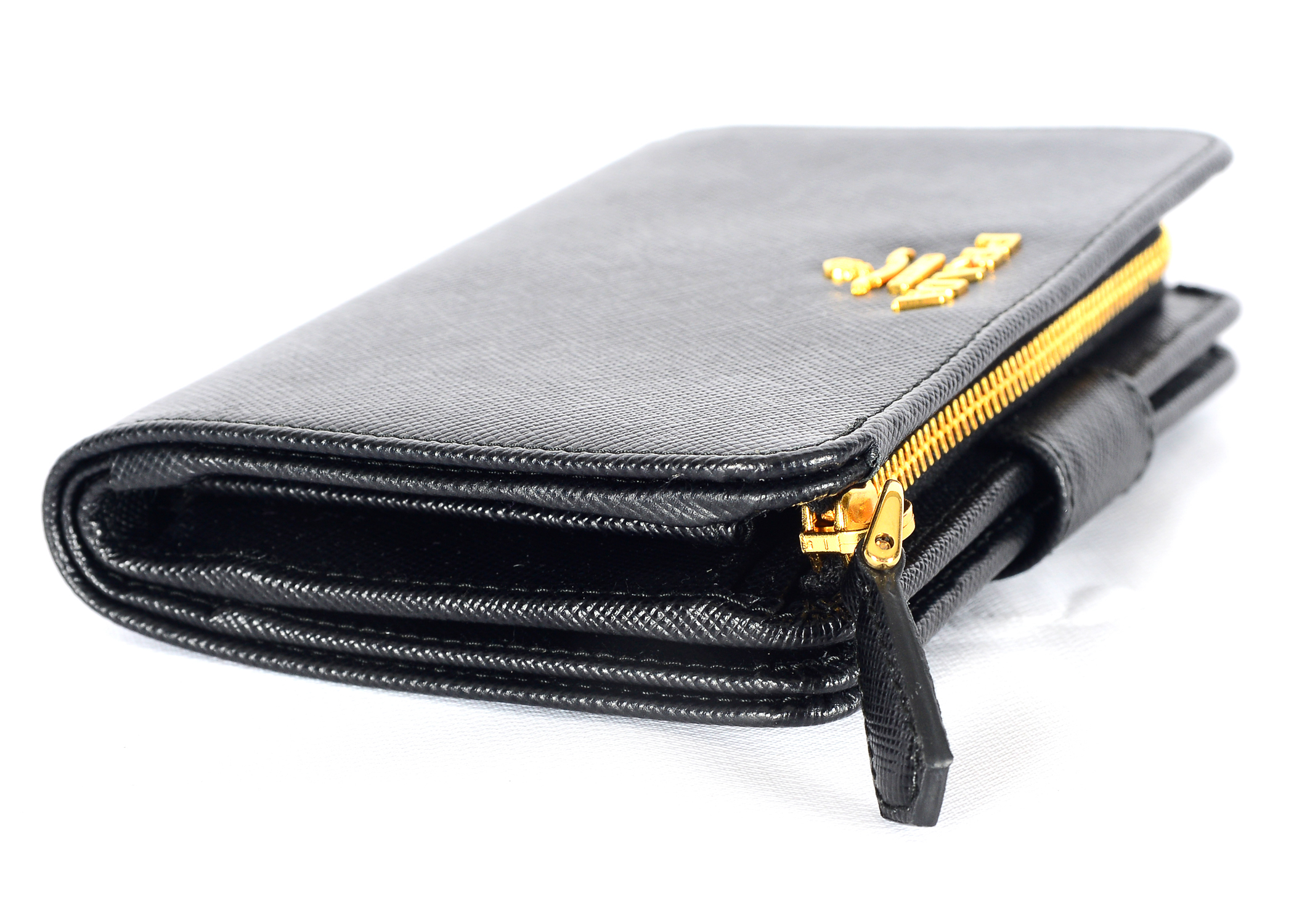 Prada Black Leather Wallet