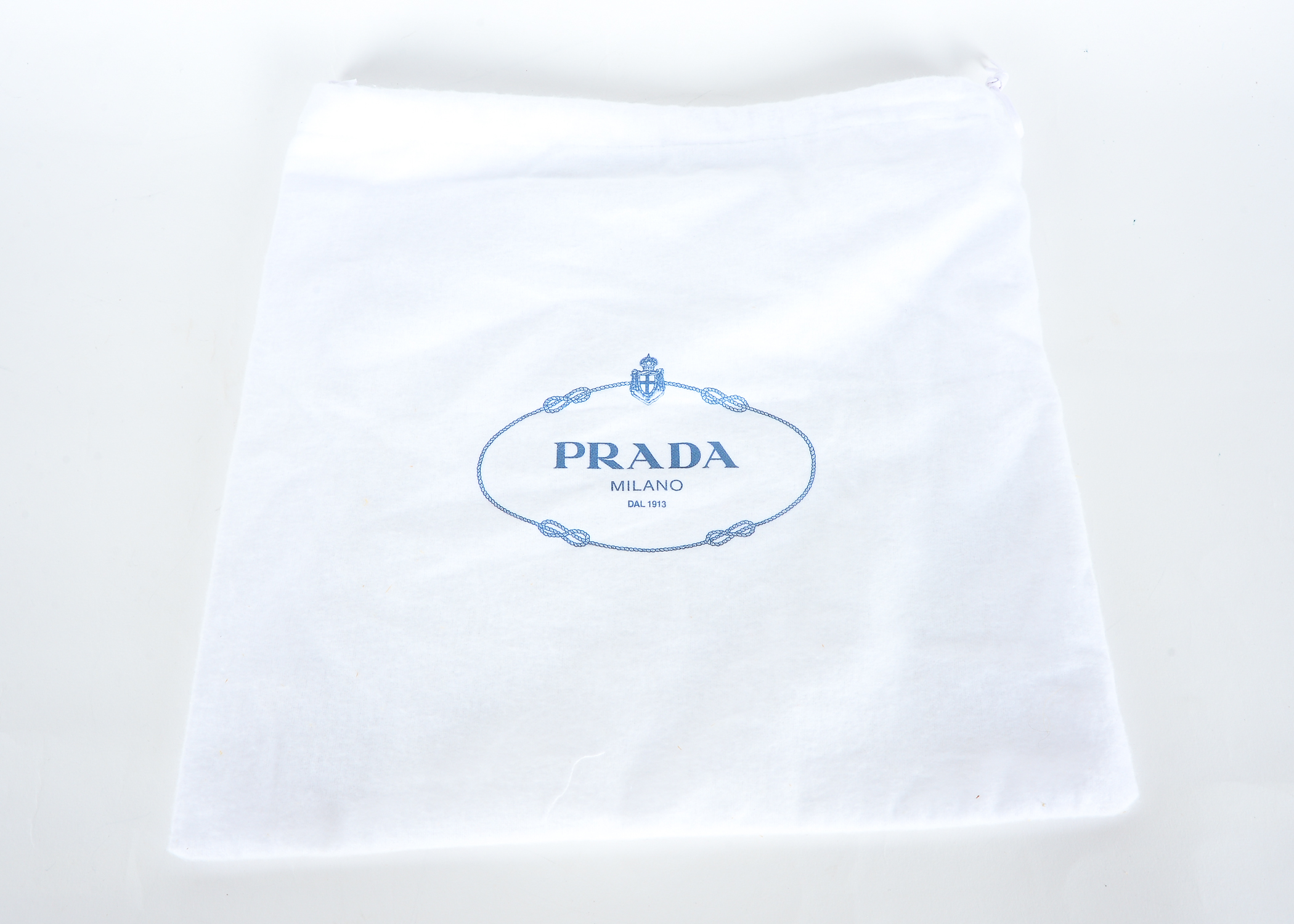 Brown Leather Prada Wristlet