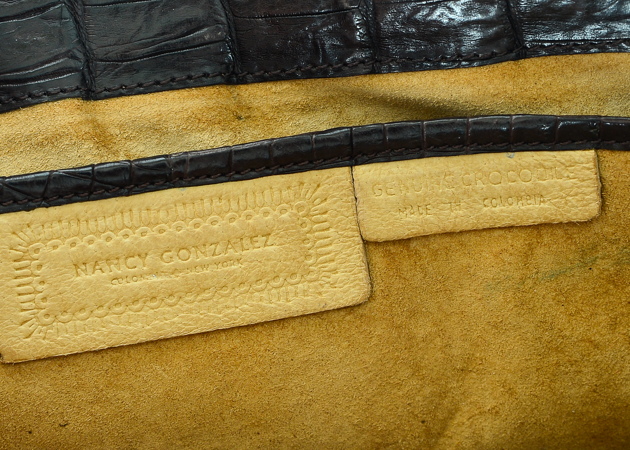 Nancy Gonzalez Crocodile Clutch