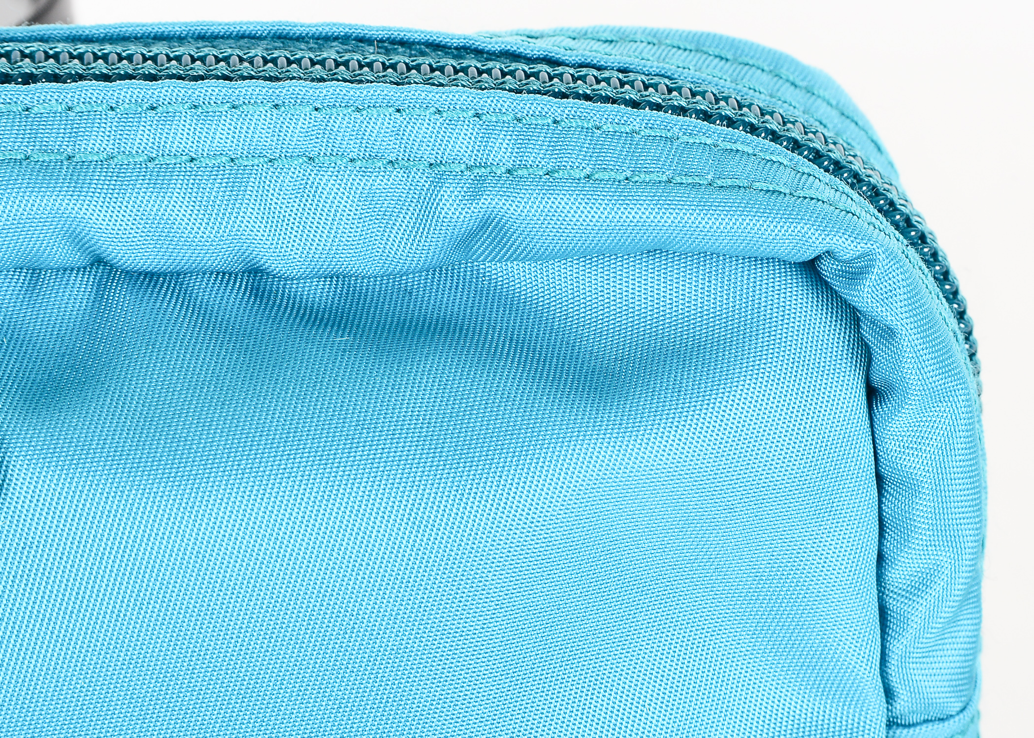 Turquoise Prada Necessaire Bag