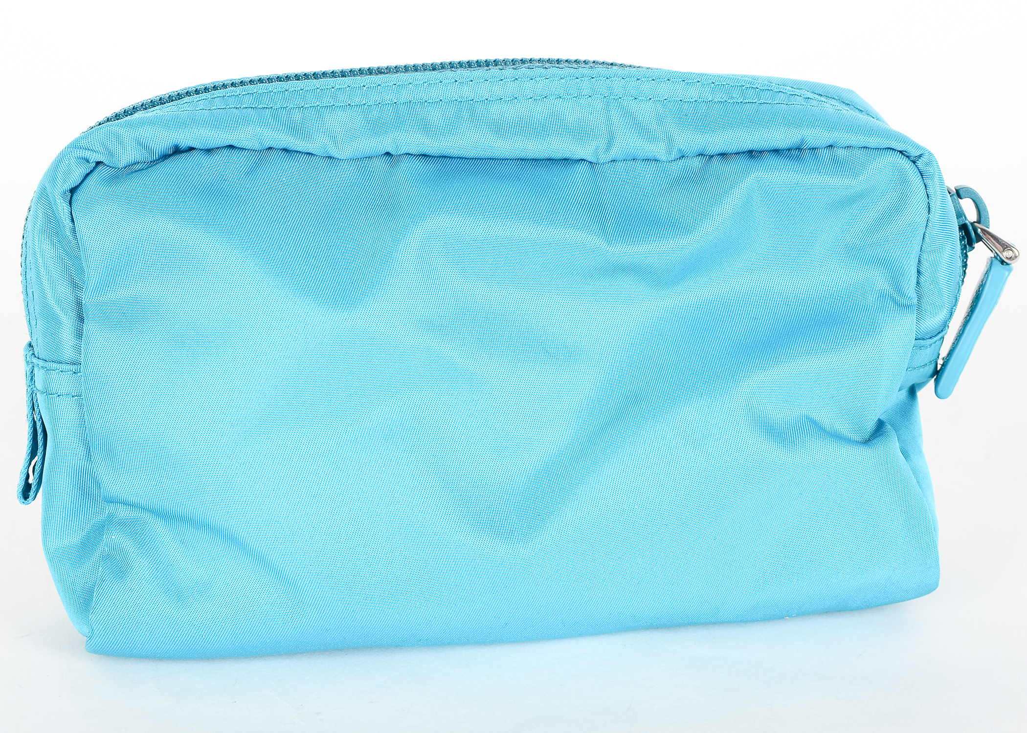 Turquoise Prada Necessaire Bag