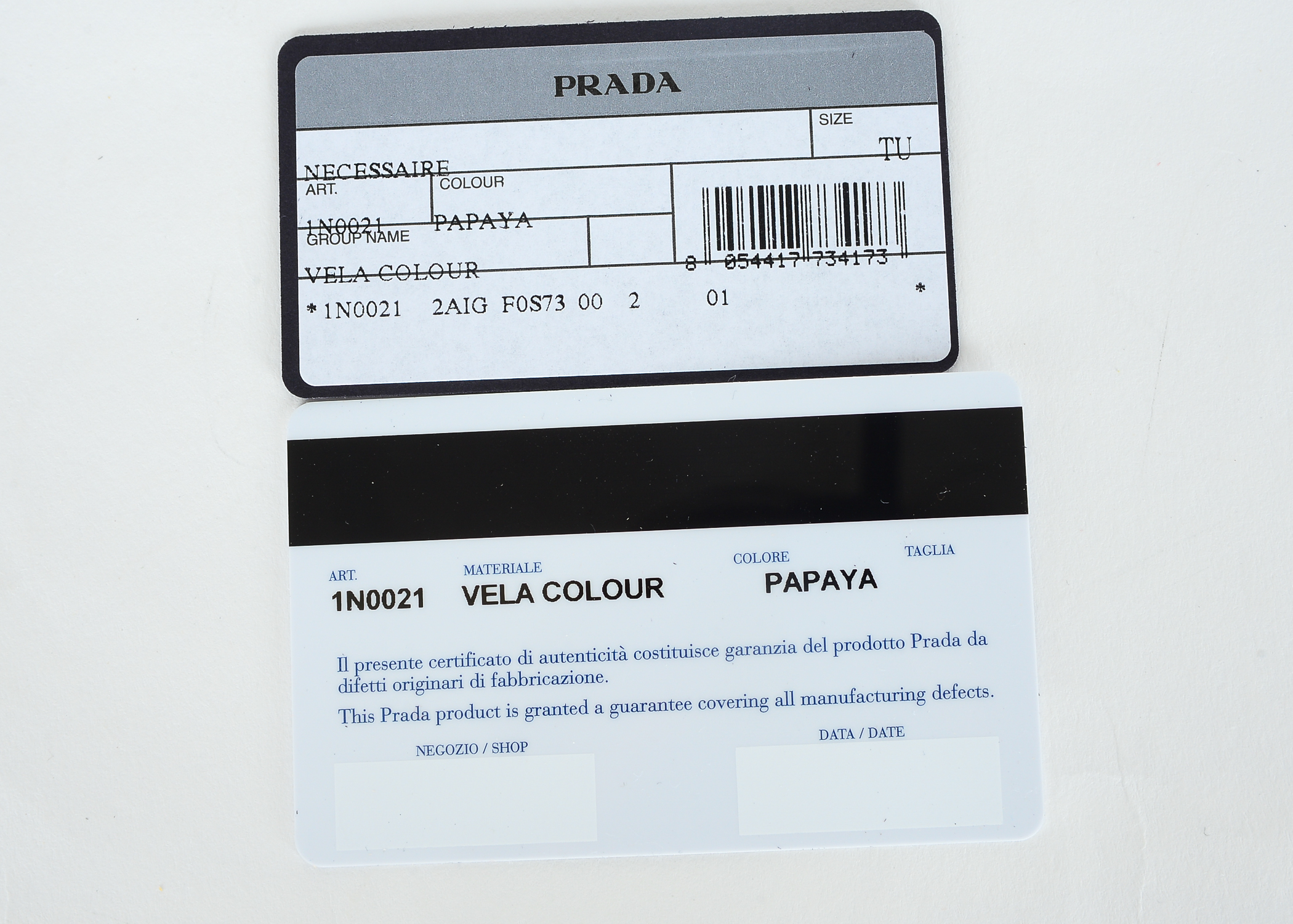 Orange Prada Necessaire Toiletry Bag