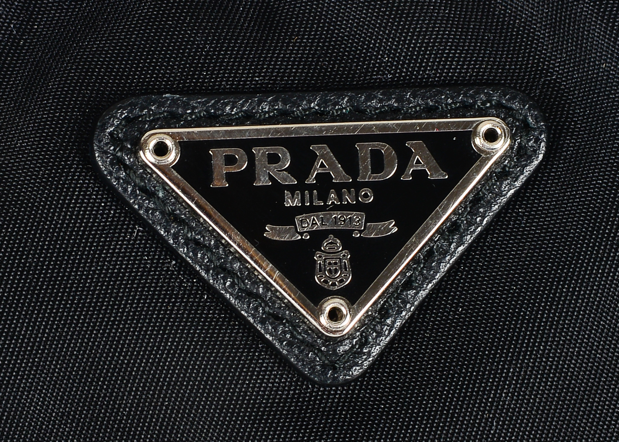 Prada Black Necessaire Toiletry Bag