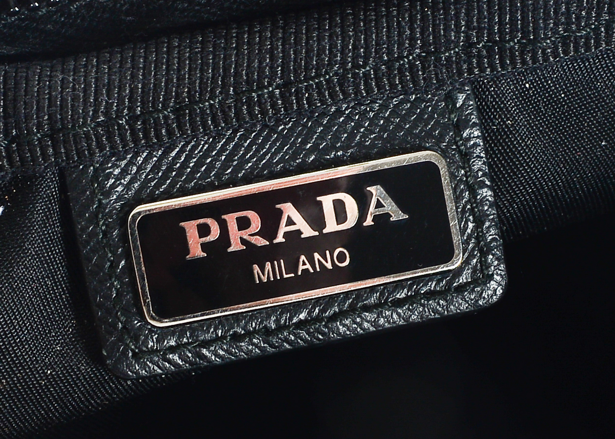 Prada Black Necessaire Toiletry Bag