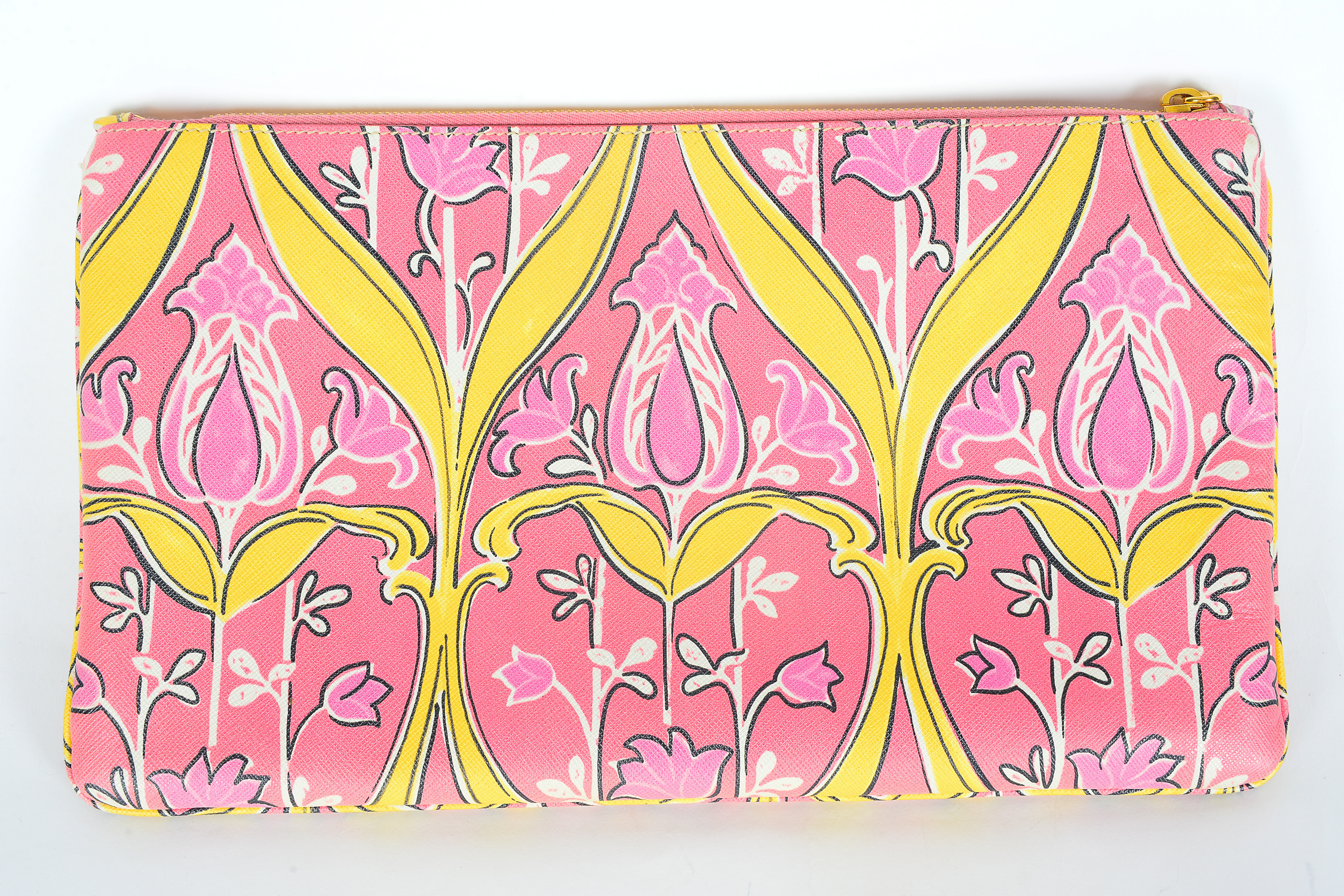 Prada Printed Pochette Clutch