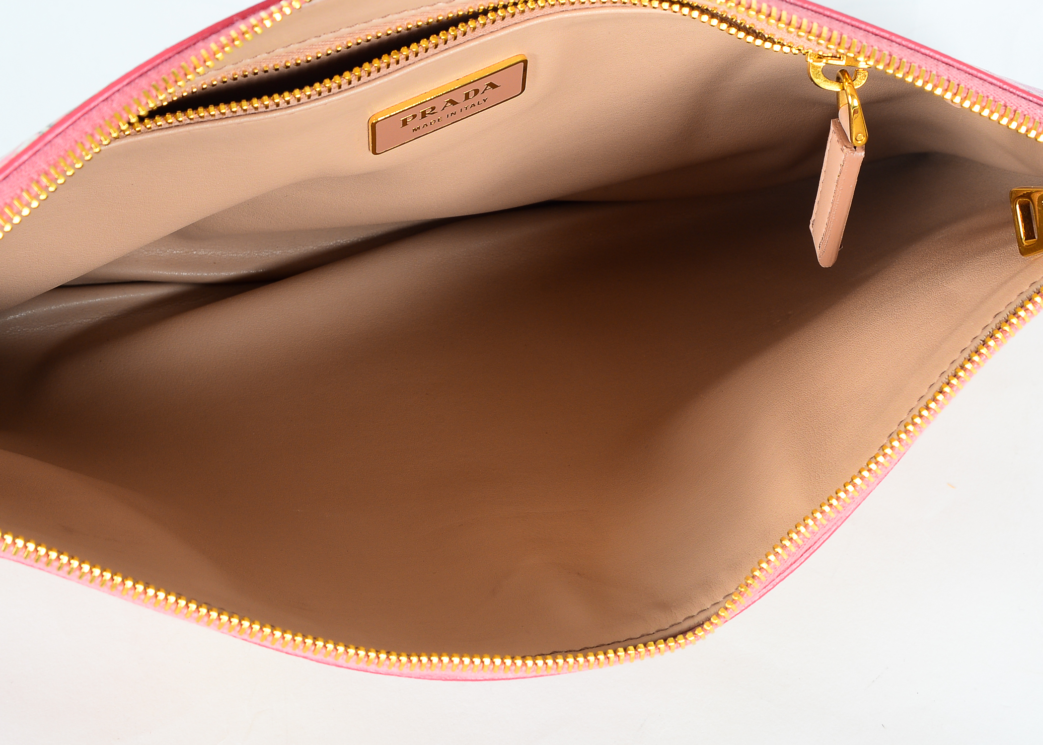 Prada Printed Pochette Clutch