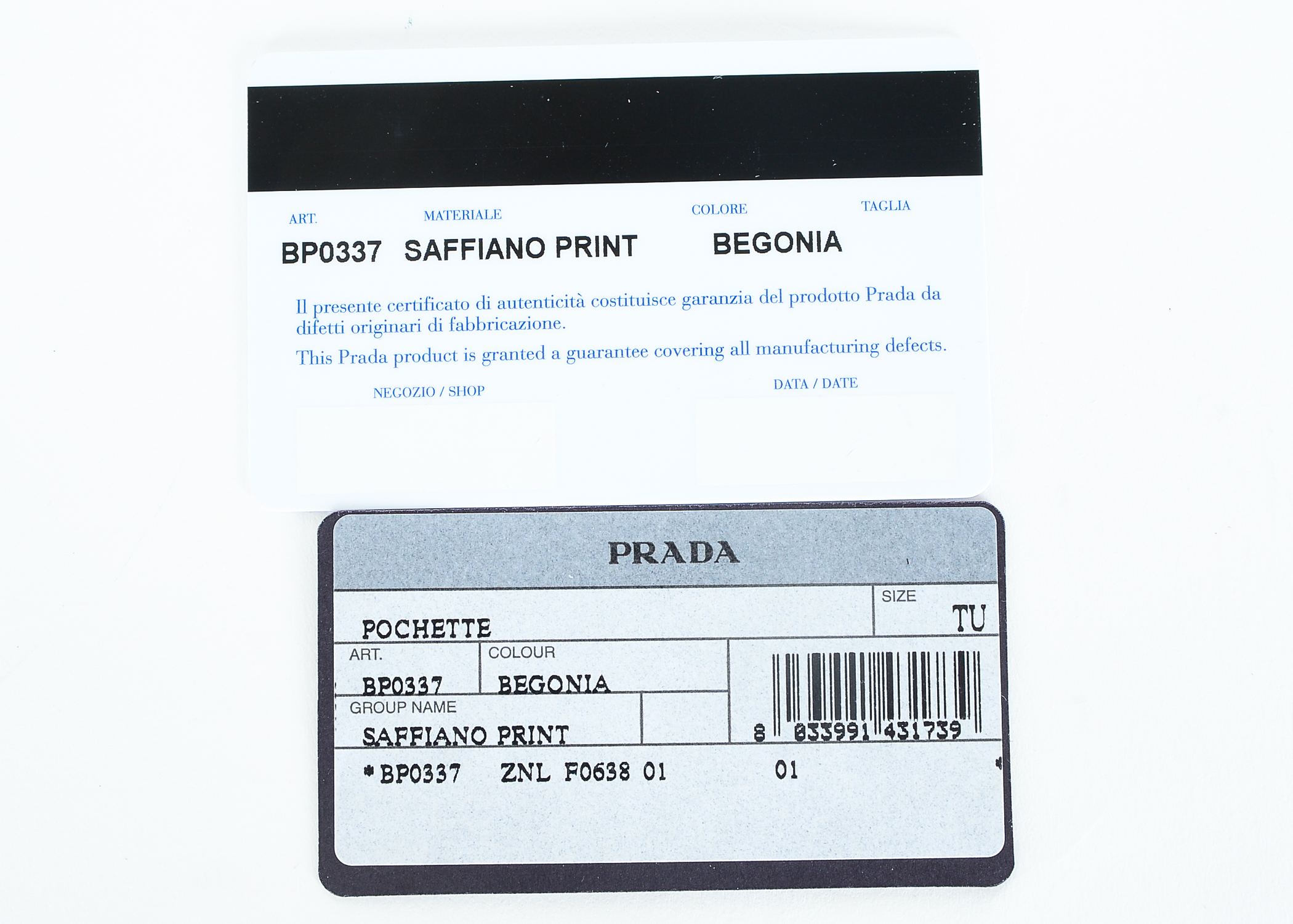 Prada Printed Pochette Clutch