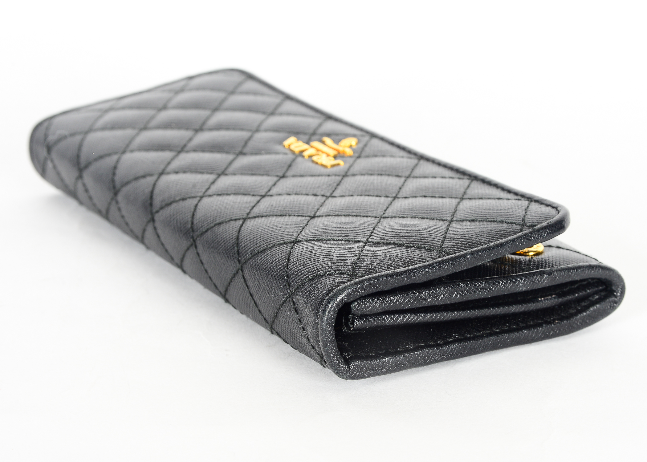 Prada Quilted Leather Wallet