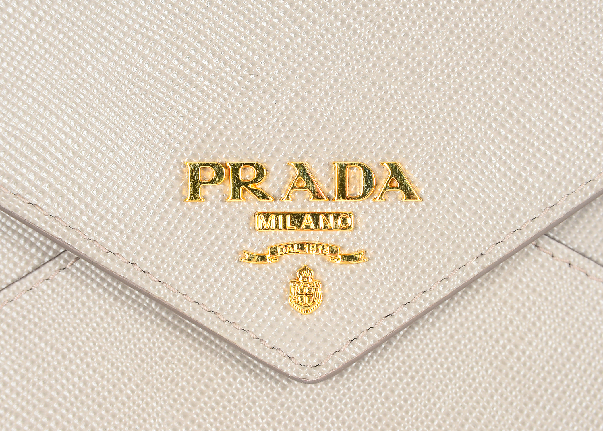 Prada Busta Con Pattina Envelope Wallet