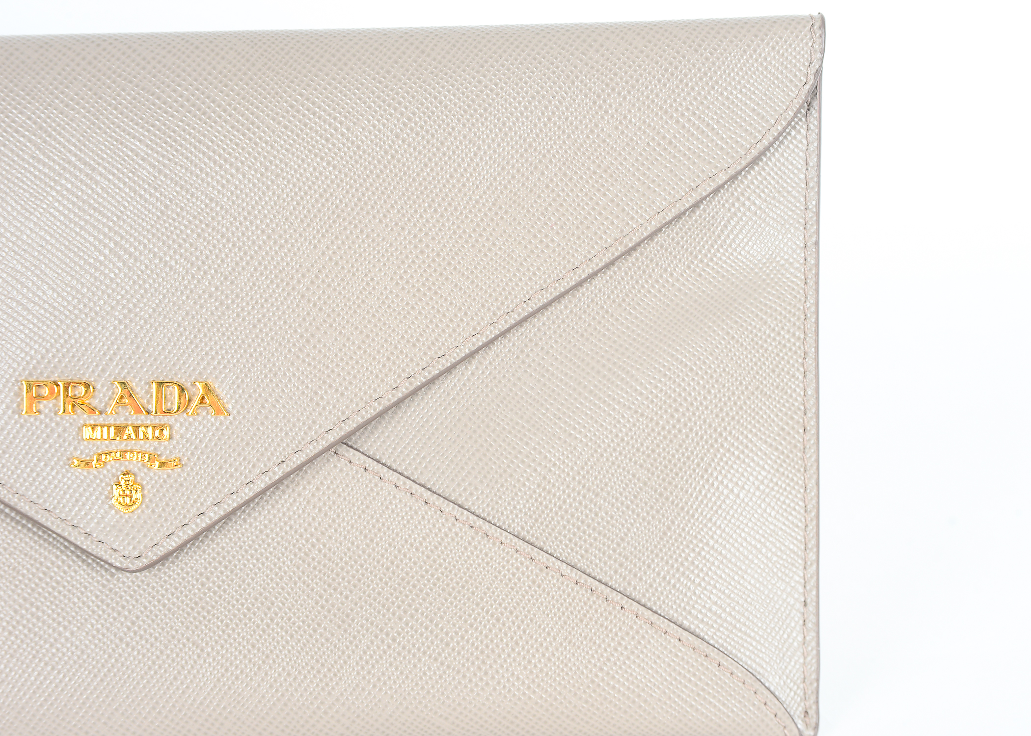 Prada Busta Con Pattina Envelope Wallet