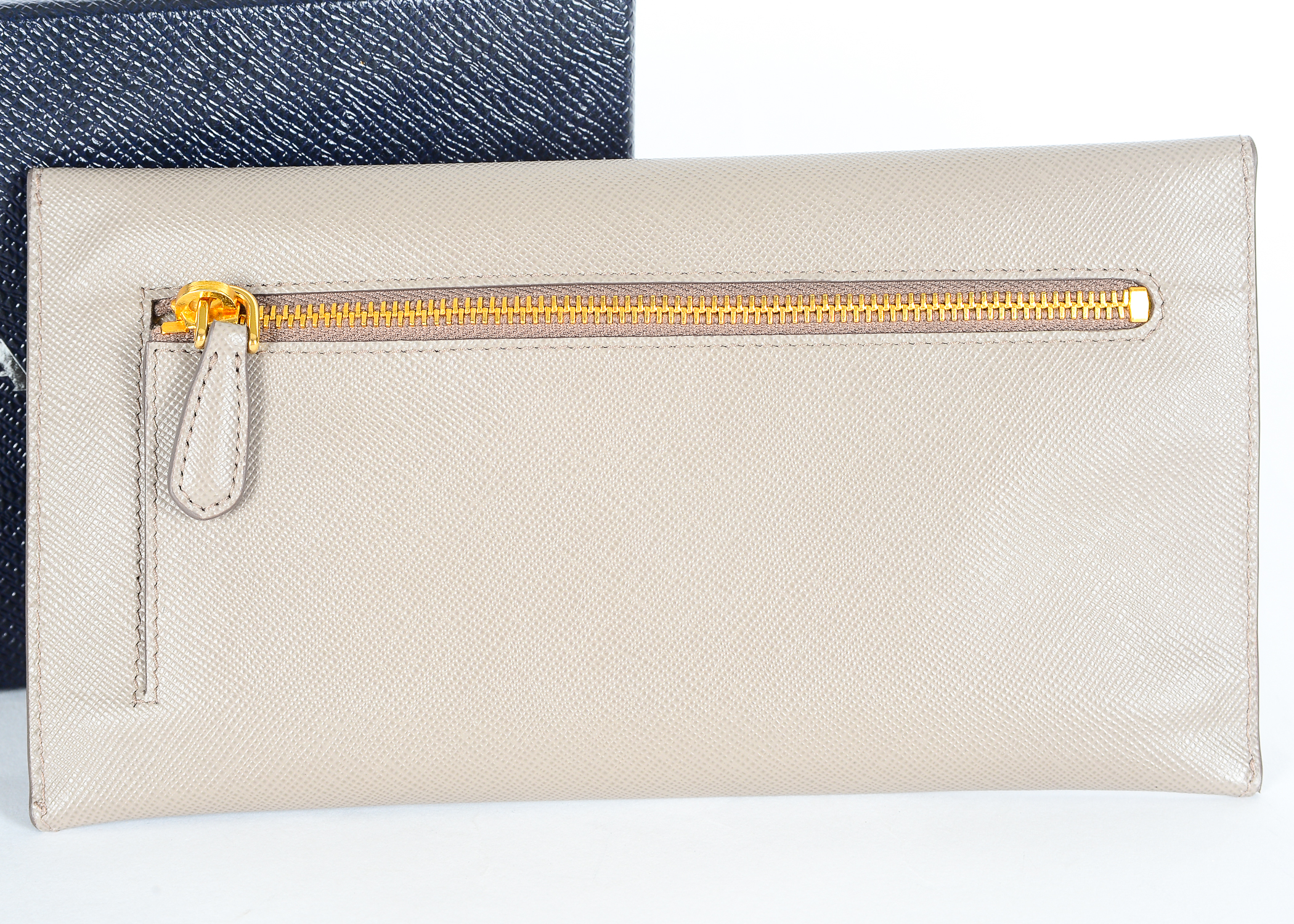 Prada Busta Con Pattina Envelope Wallet