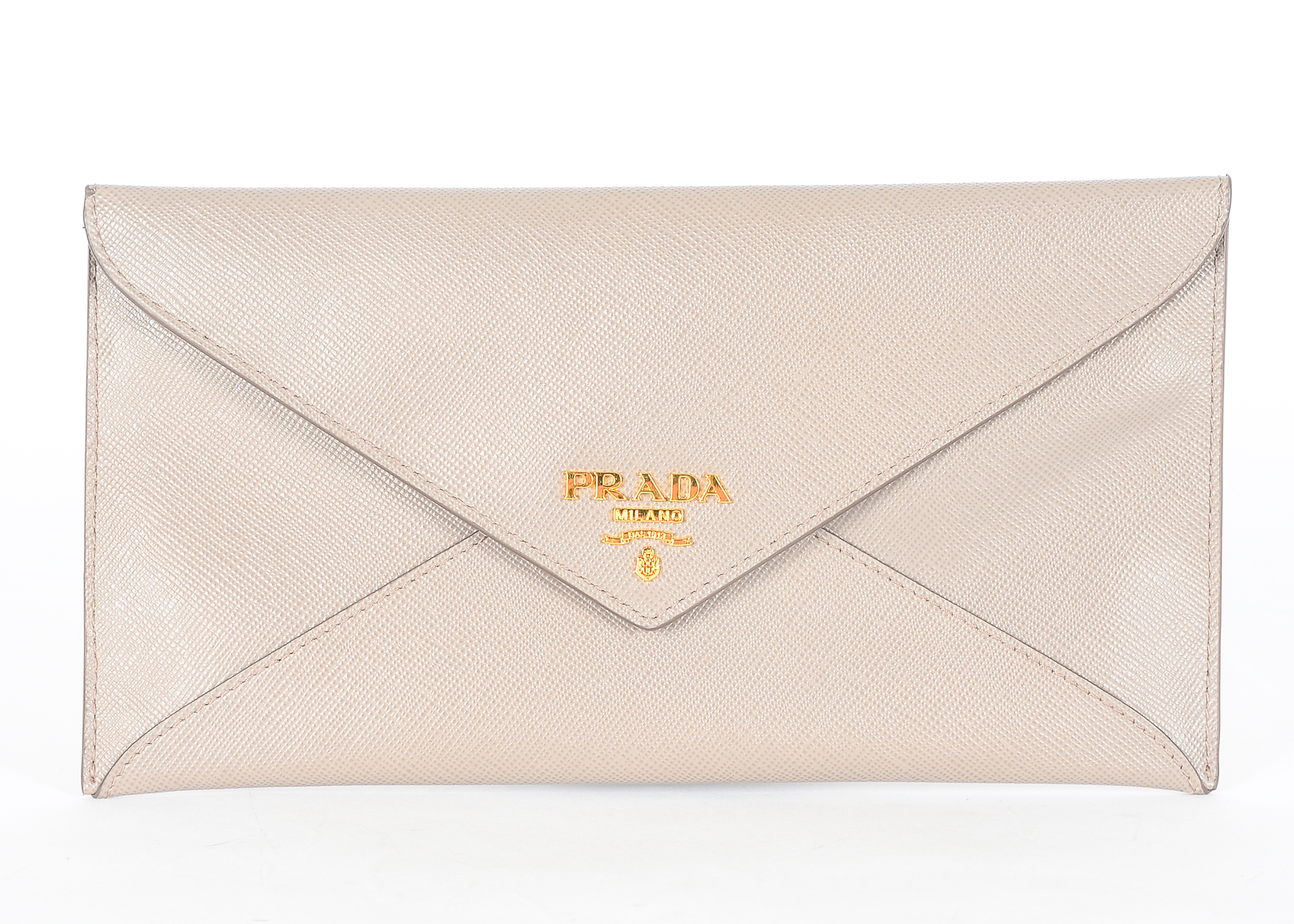 Prada Busta Con Pattina Envelope Wallet