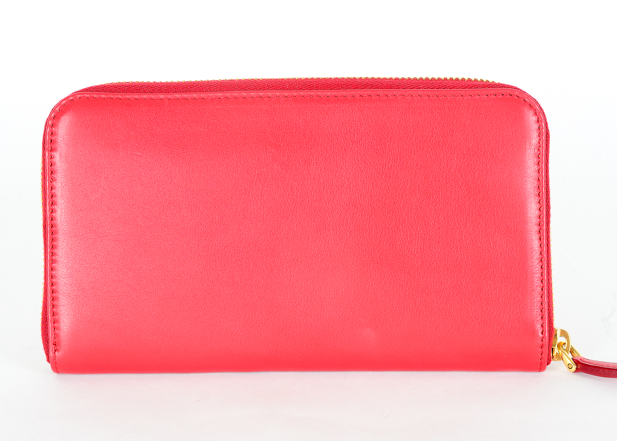Prada Red Leather Wallet