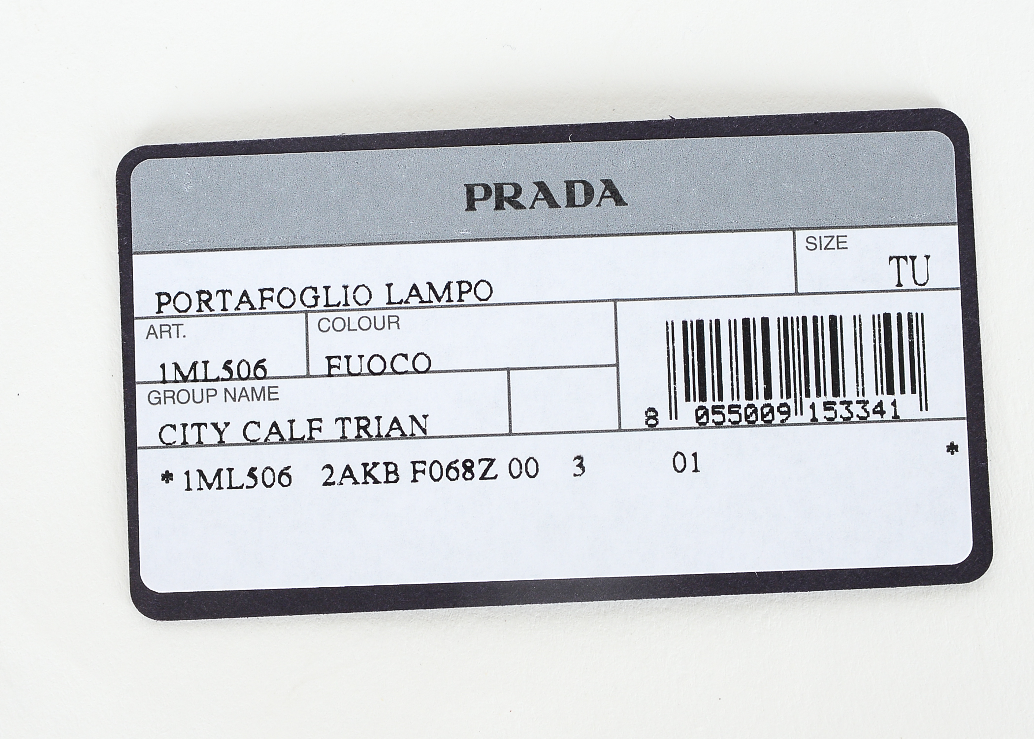 Prada Red Leather Wallet