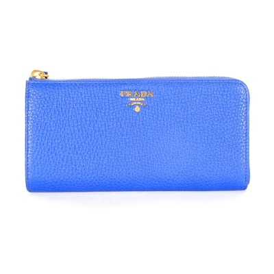 Prada Electric Blue Wallet Prada Electric Blue Wallet