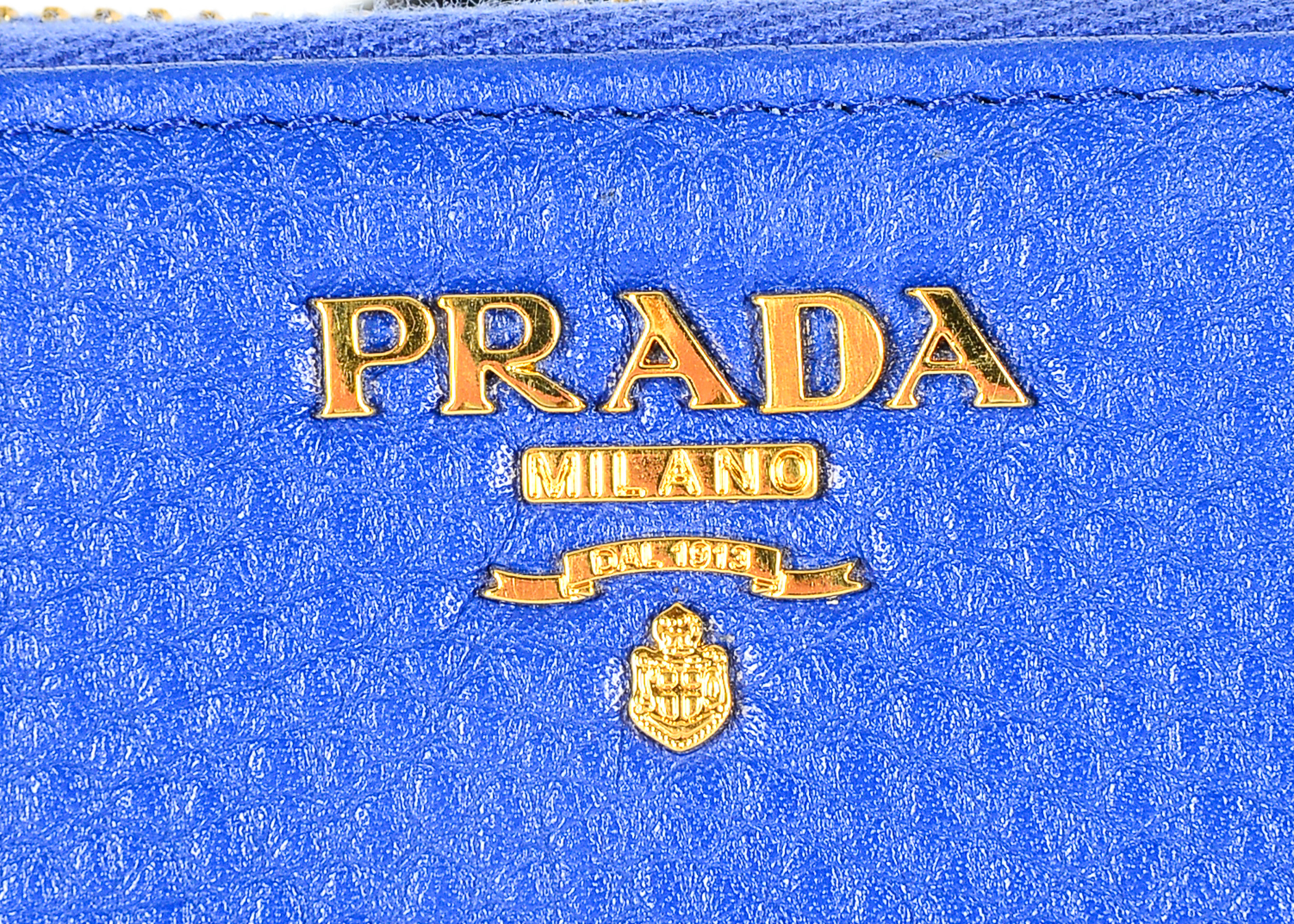 Prada Electric Blue Wallet