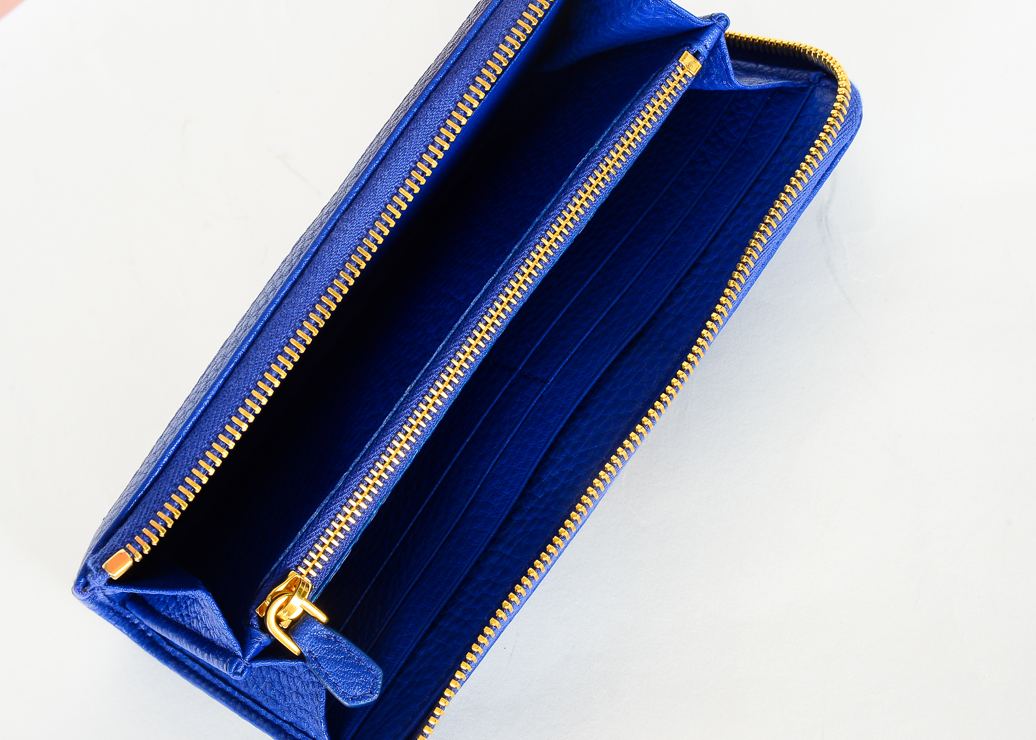 Prada Electric Blue Wallet