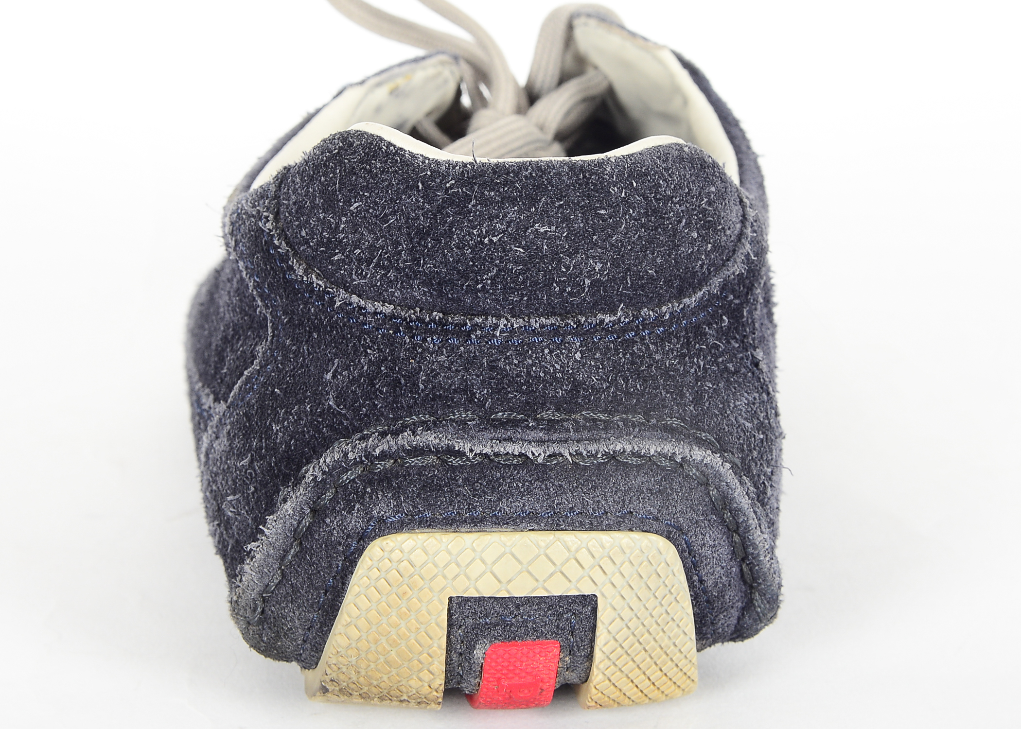 Prada Navy Suede Tennis Shoes