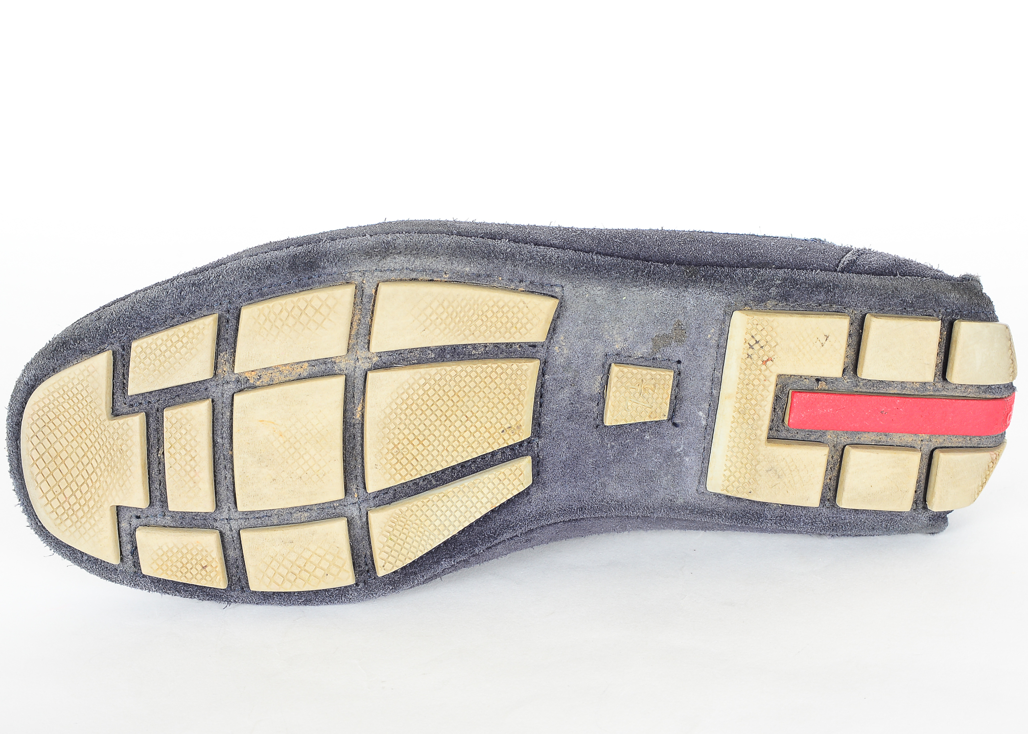 Prada Navy Suede Tennis Shoes