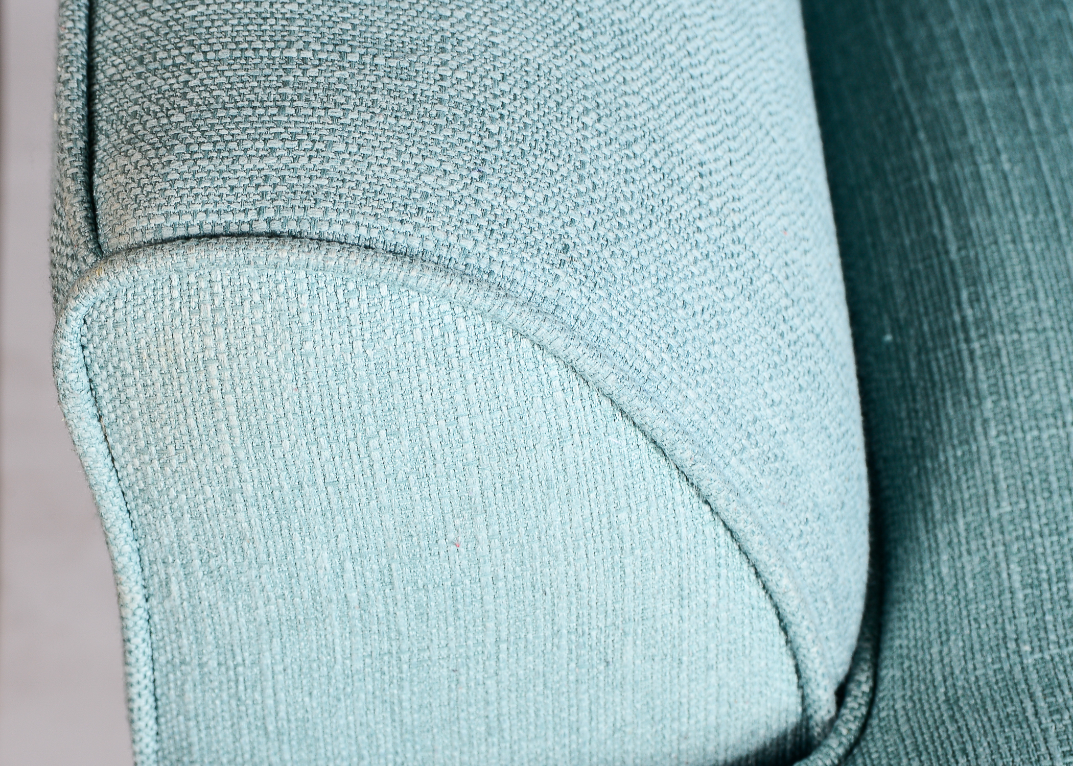 Blue Upholstered Chaise Lounge