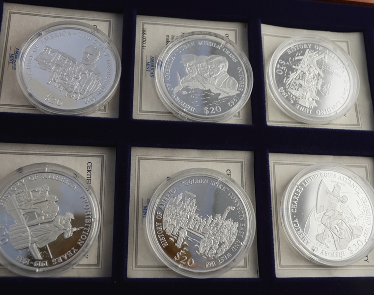History of America .999 Fine Silver Coins