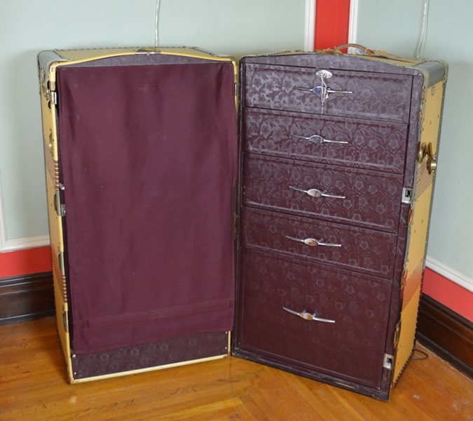 Antique Royalrobe Steamer Trunk, Circa 1900