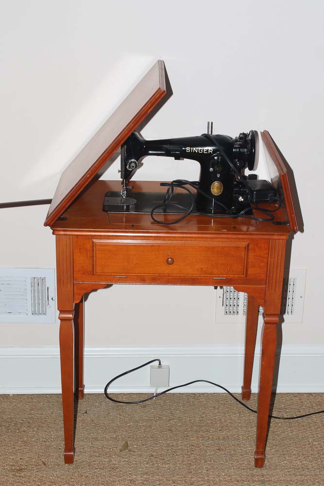 Vintage Singer Sewing Table