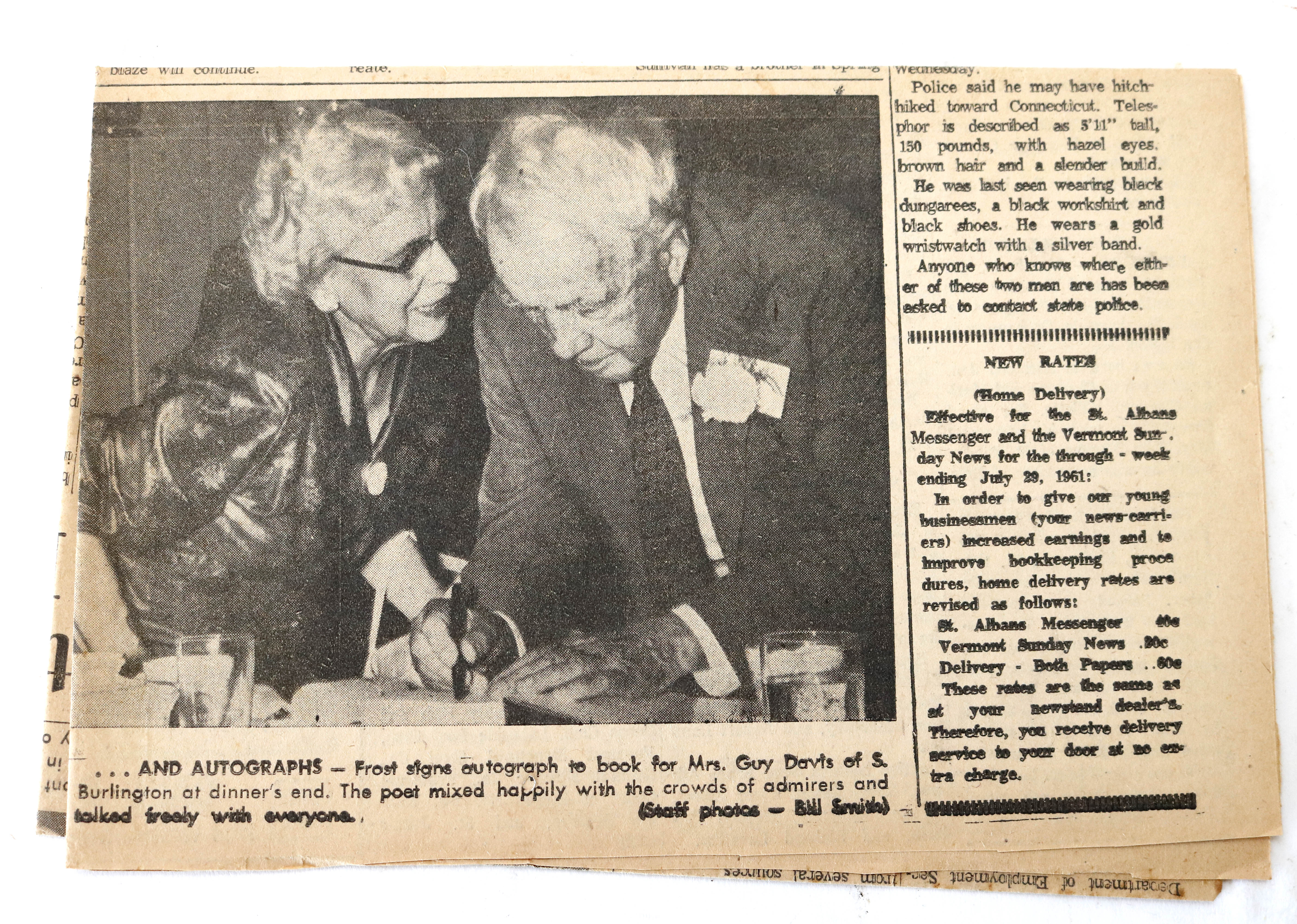 Signed Copy of "Complete Poems of Robert Frost"