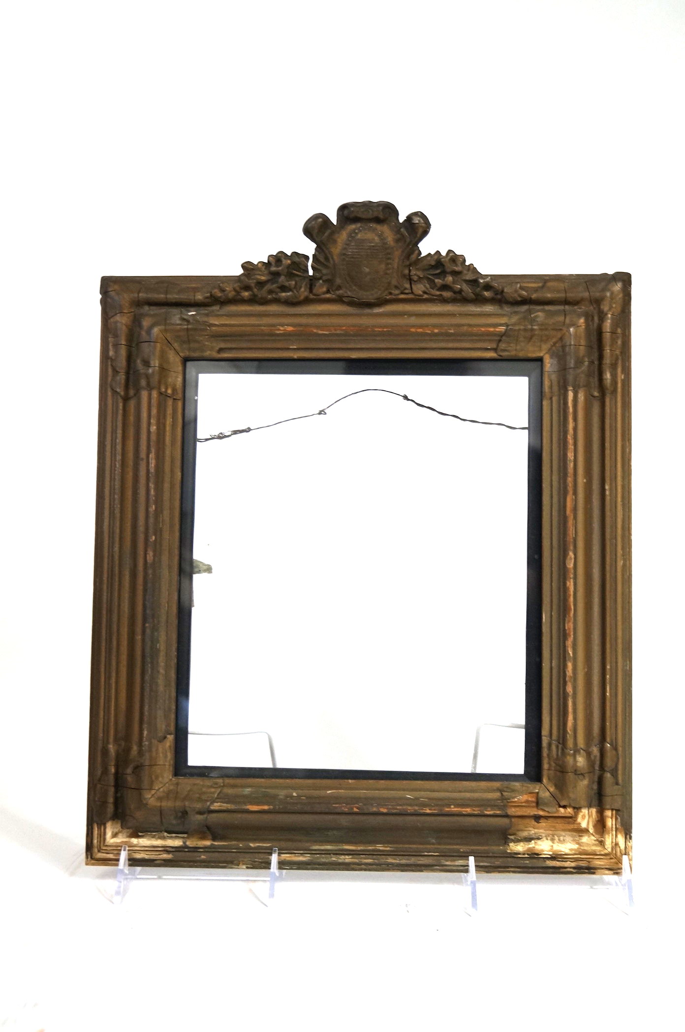 Antique Frame and Coal Iron