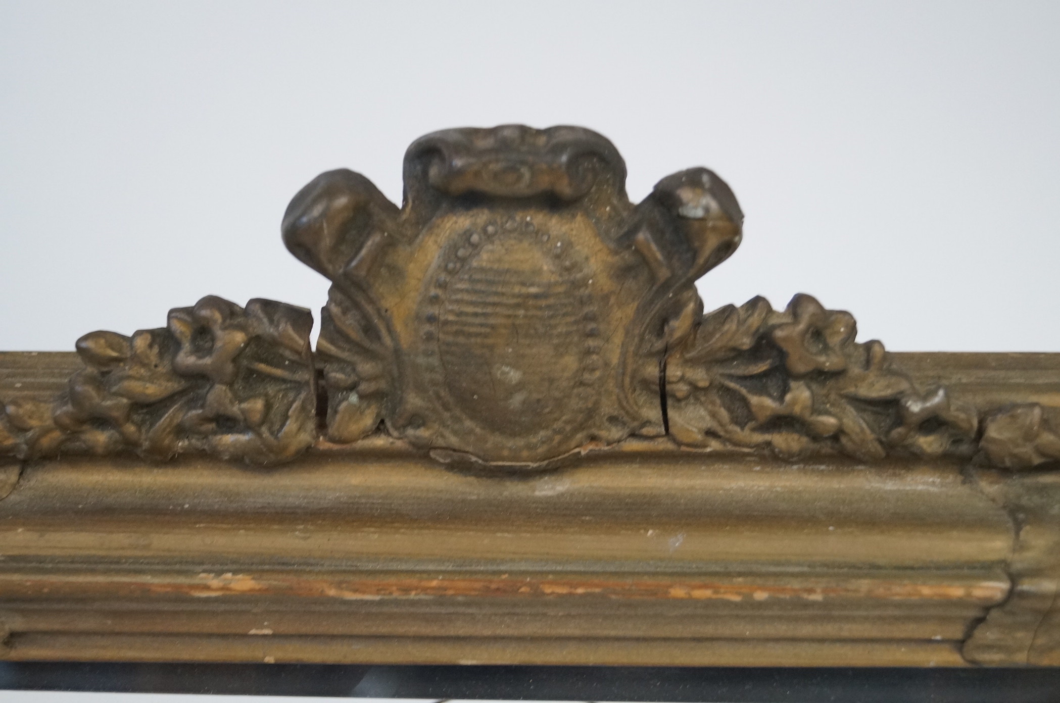 Antique Frame and Coal Iron