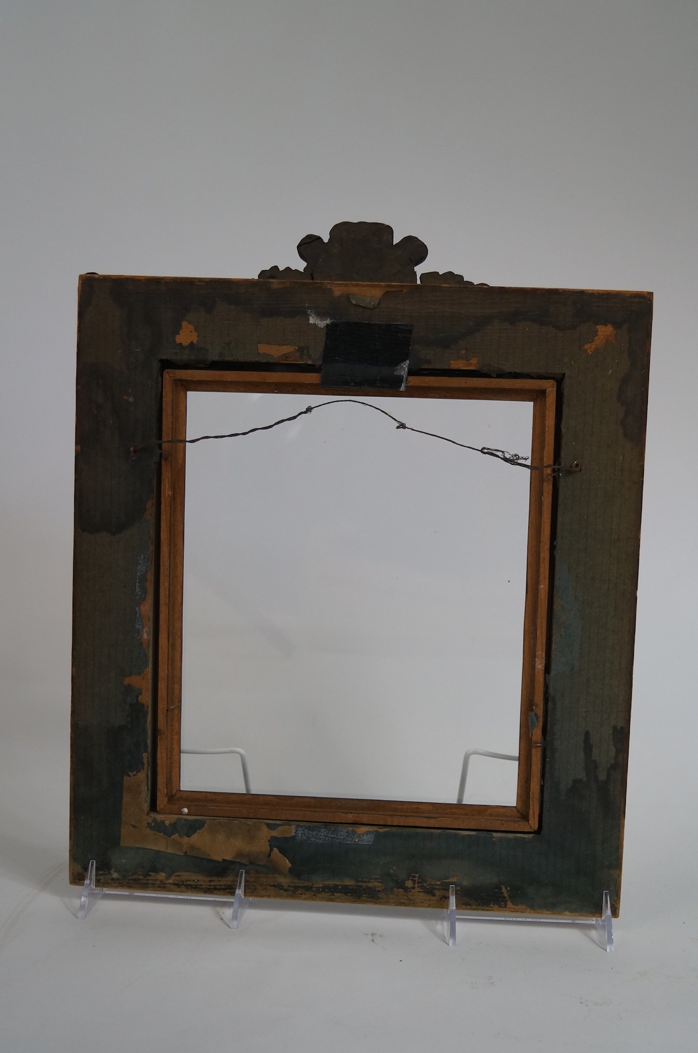 Antique Frame and Coal Iron
