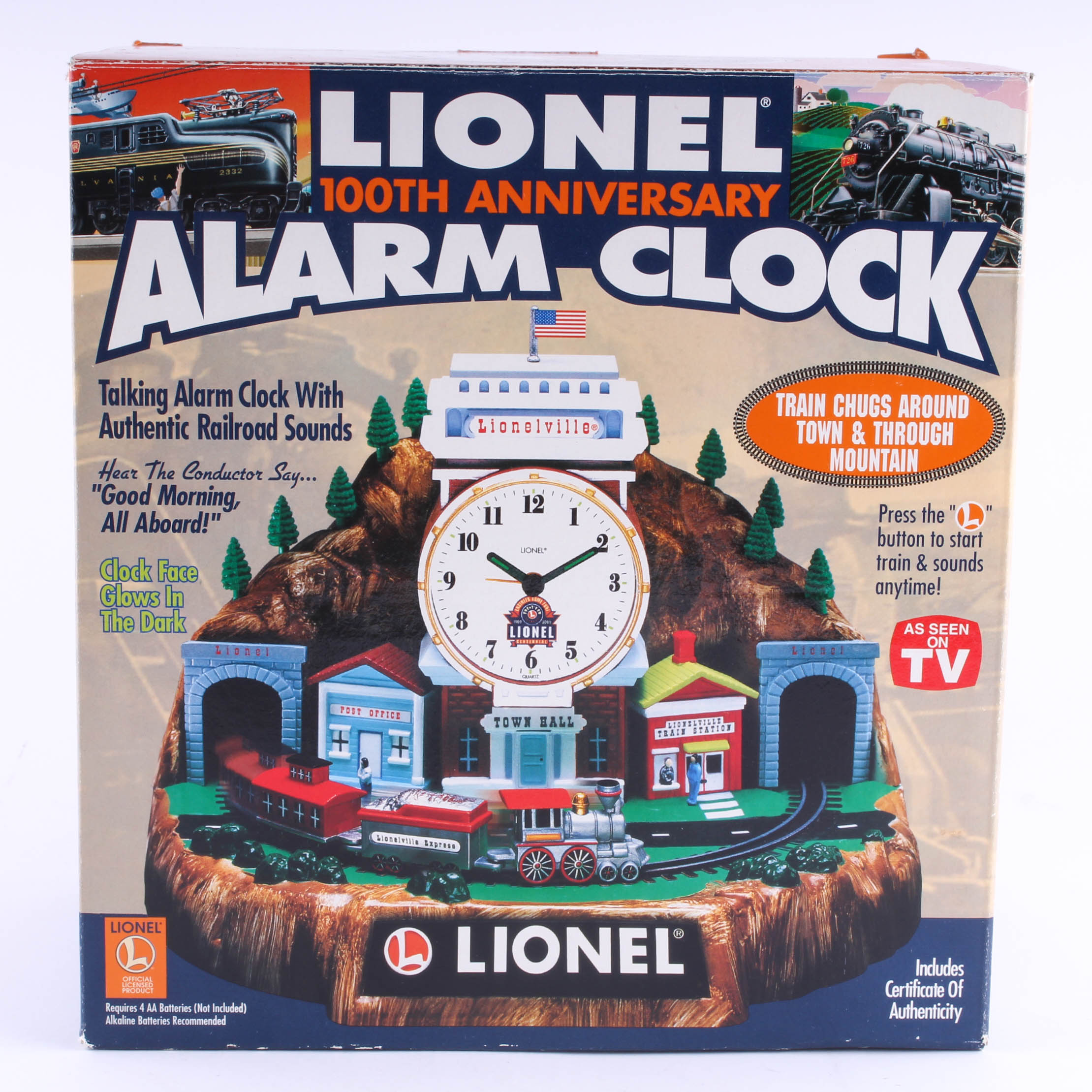 Lionel Trains 100th Anniversary Alarm Clock