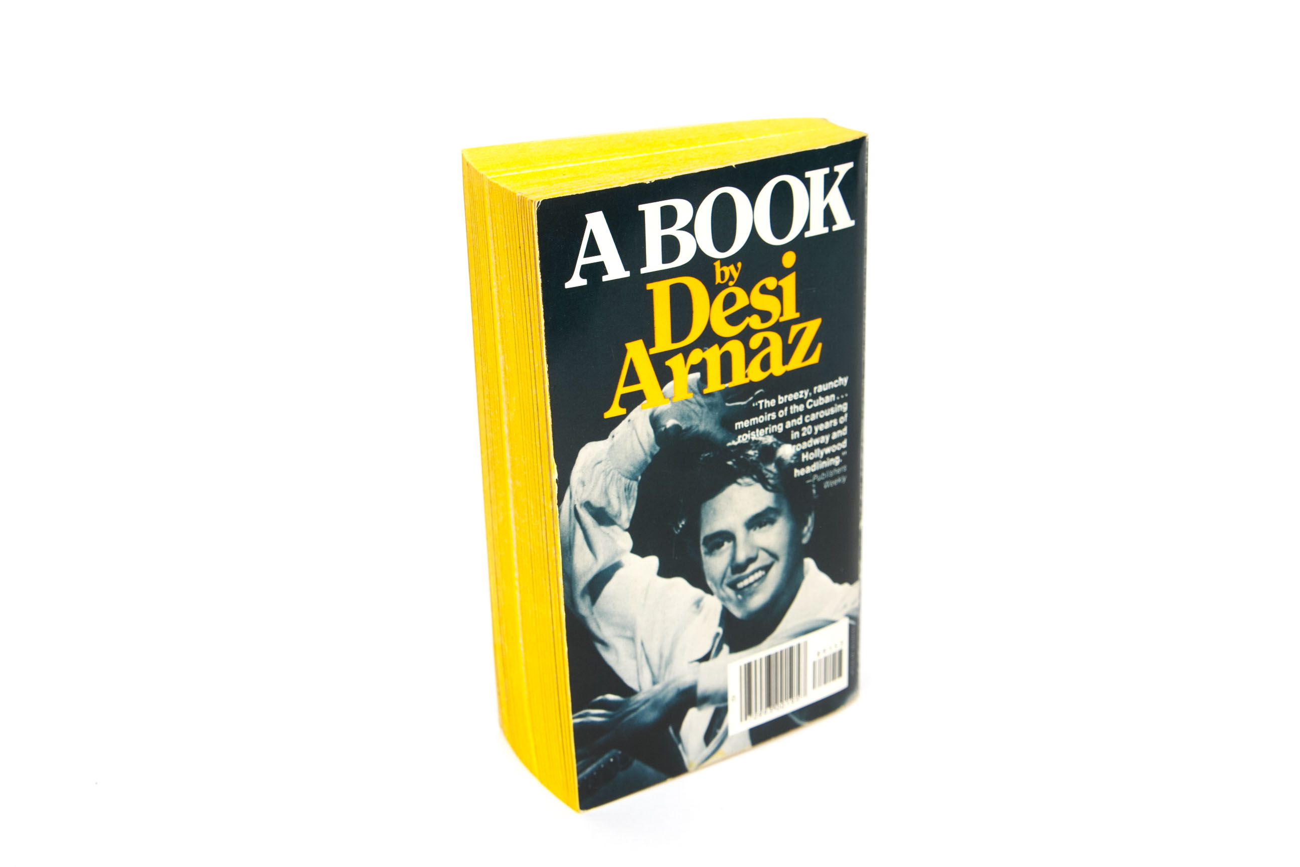 Autographed Desi Arnaz "A Book"