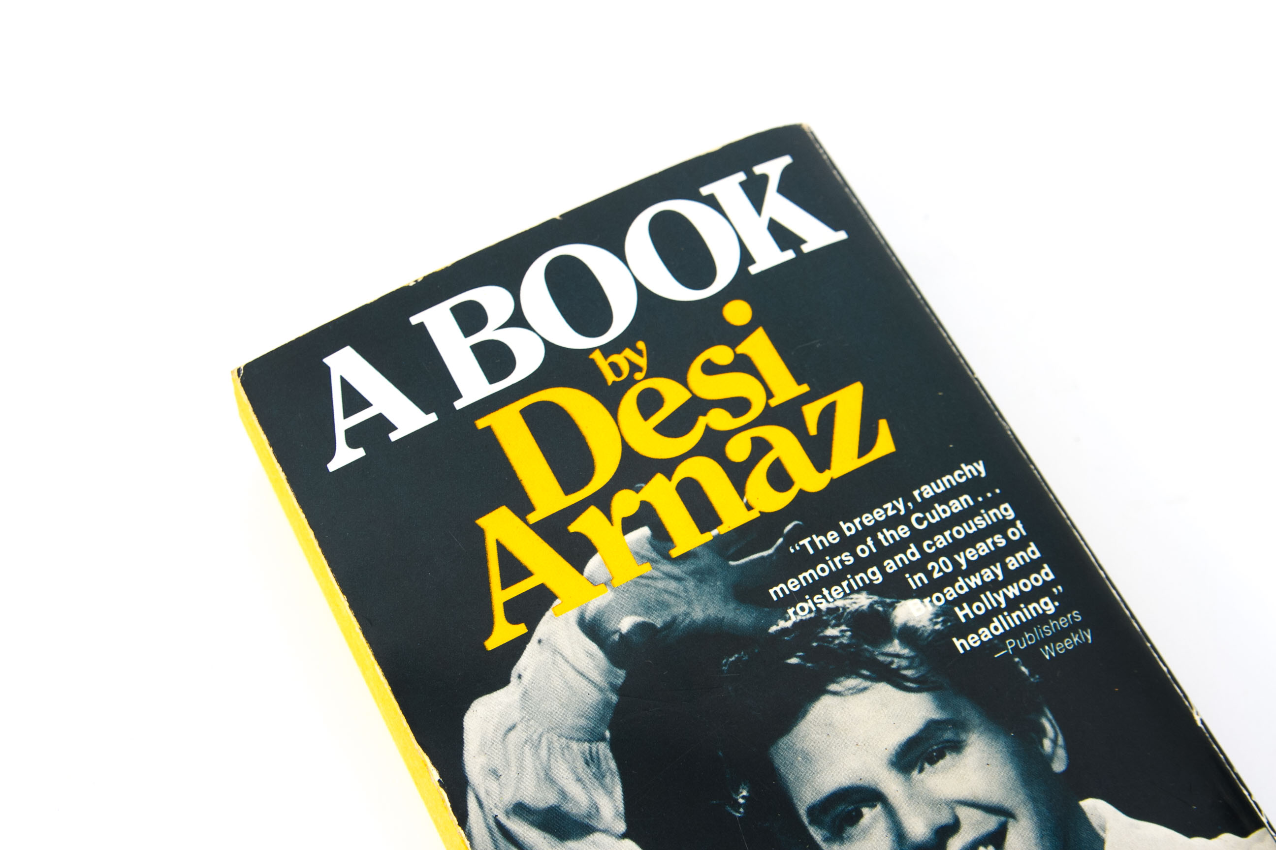 Autographed Desi Arnaz "A Book"
