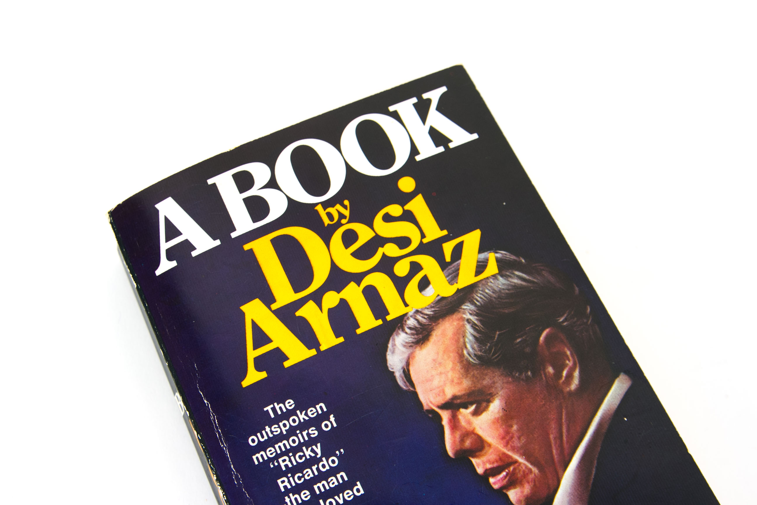 Autographed Desi Arnaz "A Book"