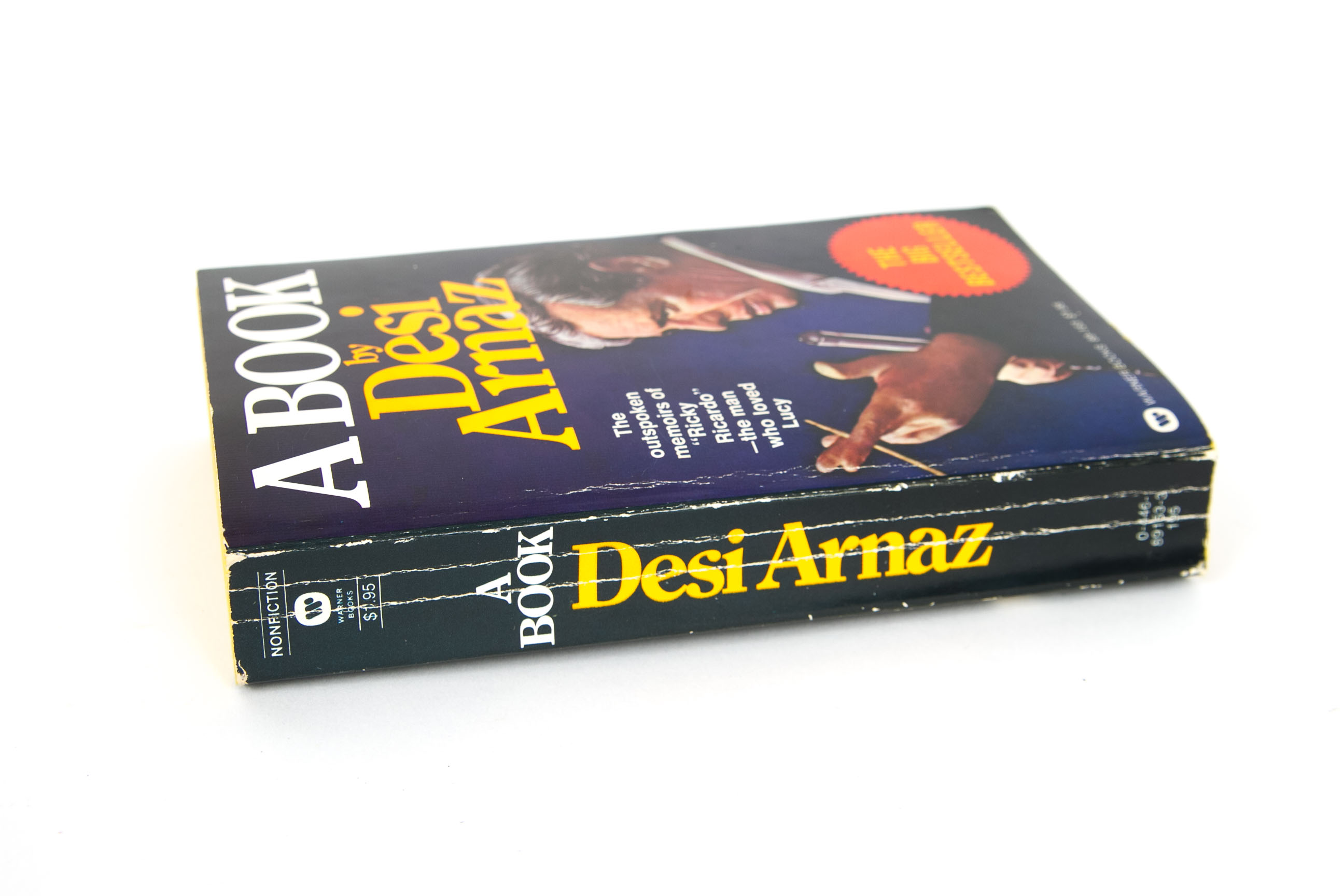 Autographed Desi Arnaz "A Book"