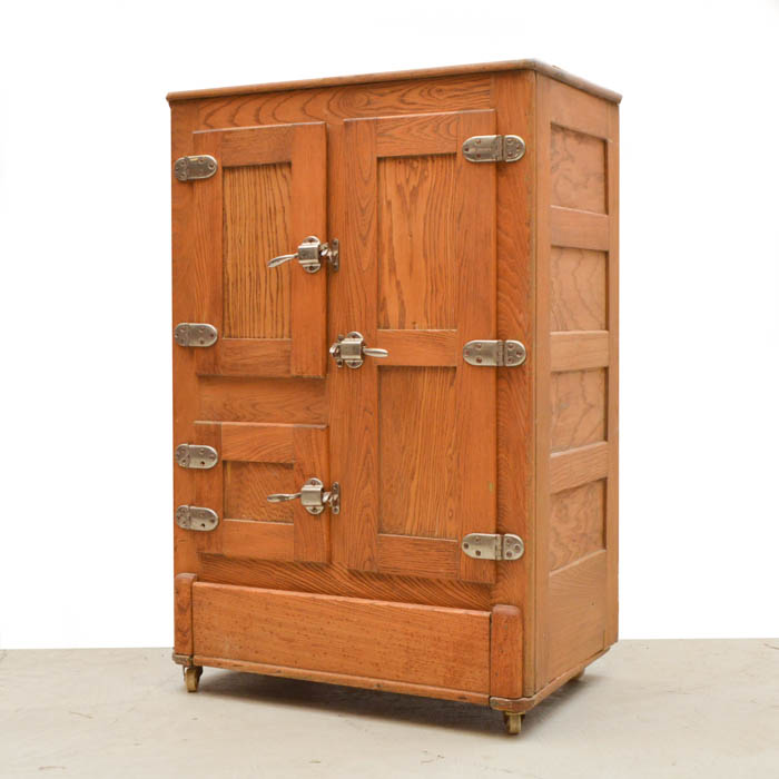 Antique Oak Ice Box