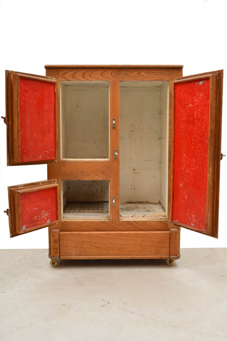 Antique Oak Ice Box