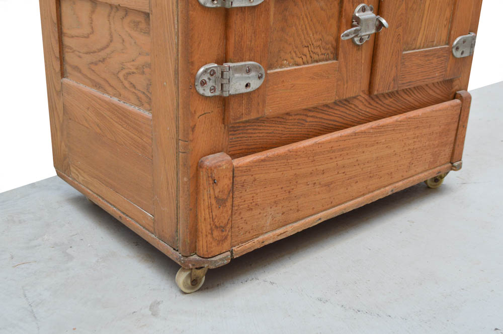 Antique Oak Ice Box