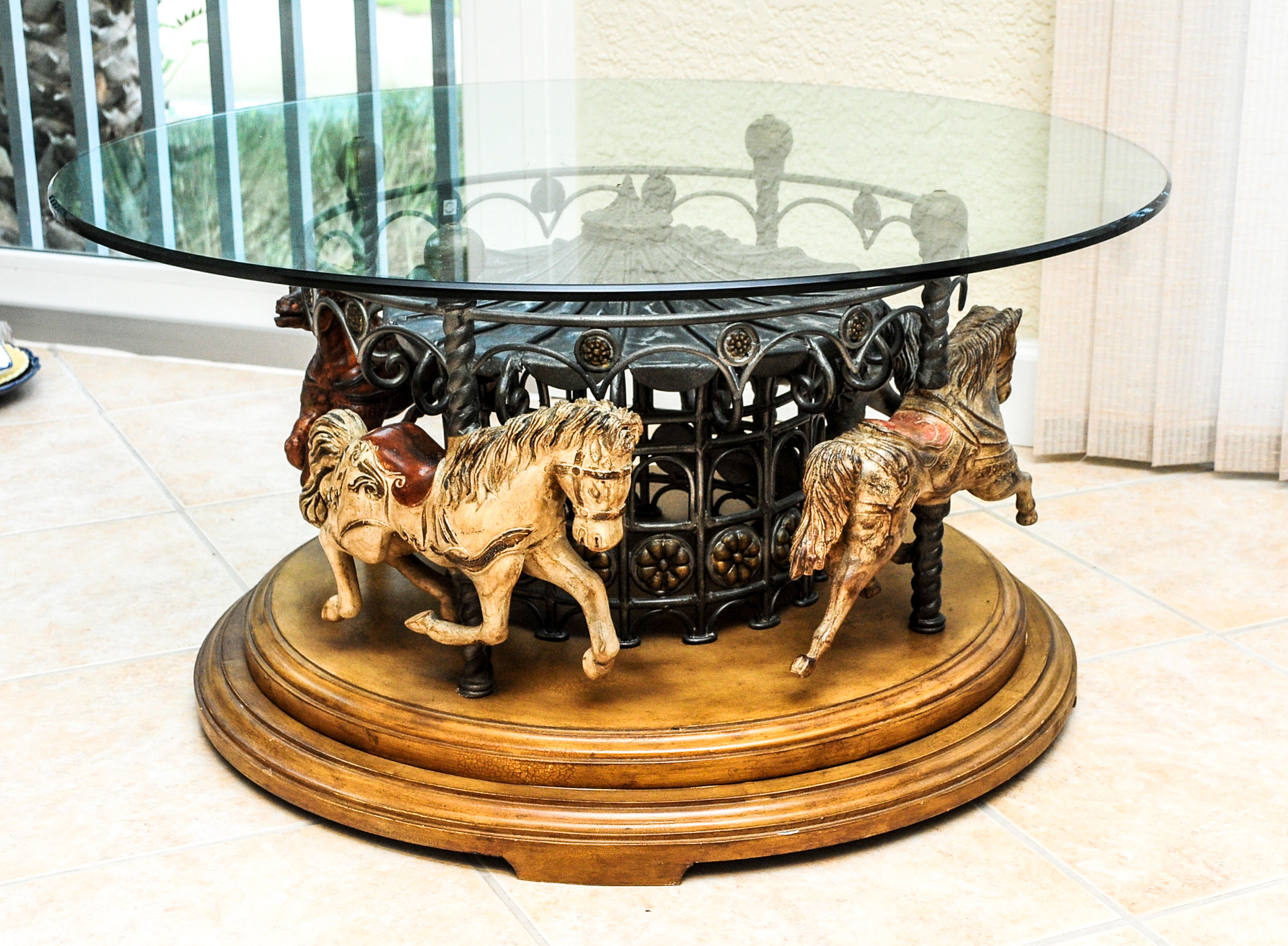 Carousel Horse Coffee Table