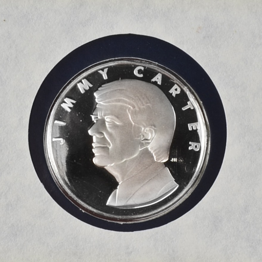 Jimmy Carter Official Inaugural Day Medallic/Postal Commemorative