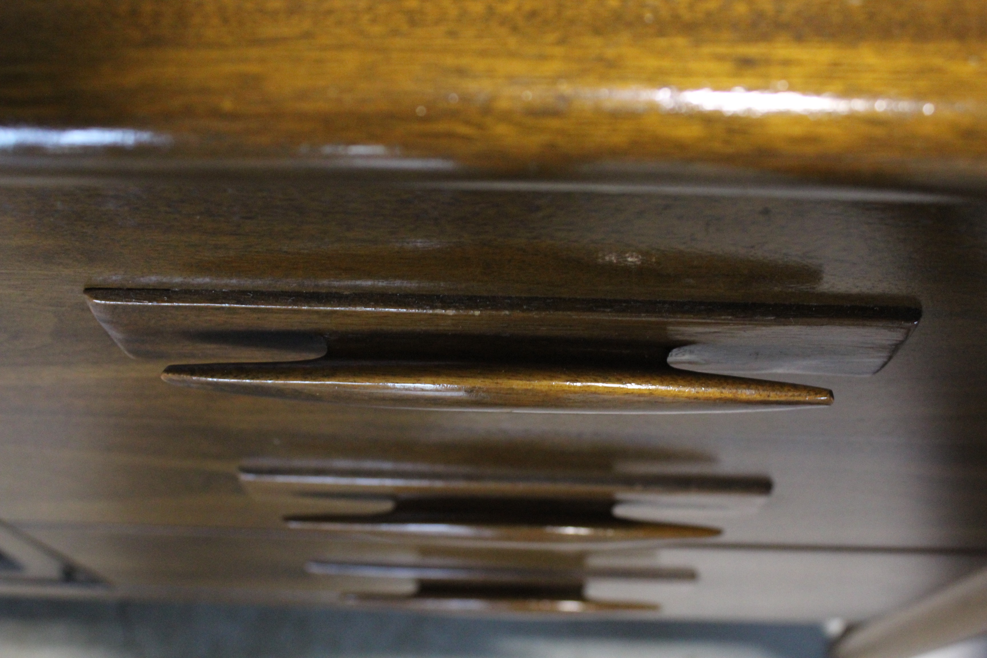 Mid Century Modern Broyhill Premier Triple Dresser with Mirror