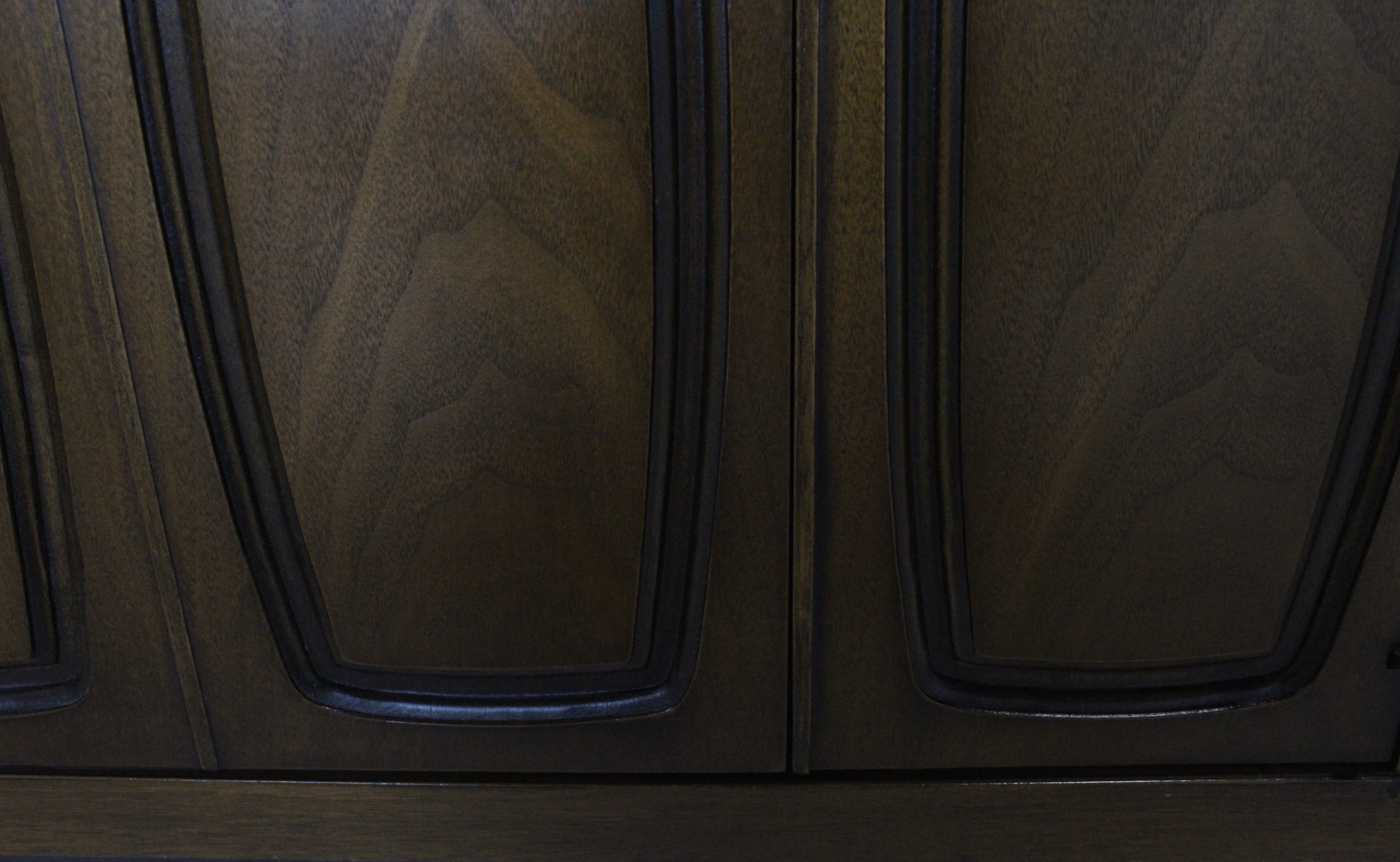 Mid Century Modern Broyhill Premier Triple Dresser with Mirror