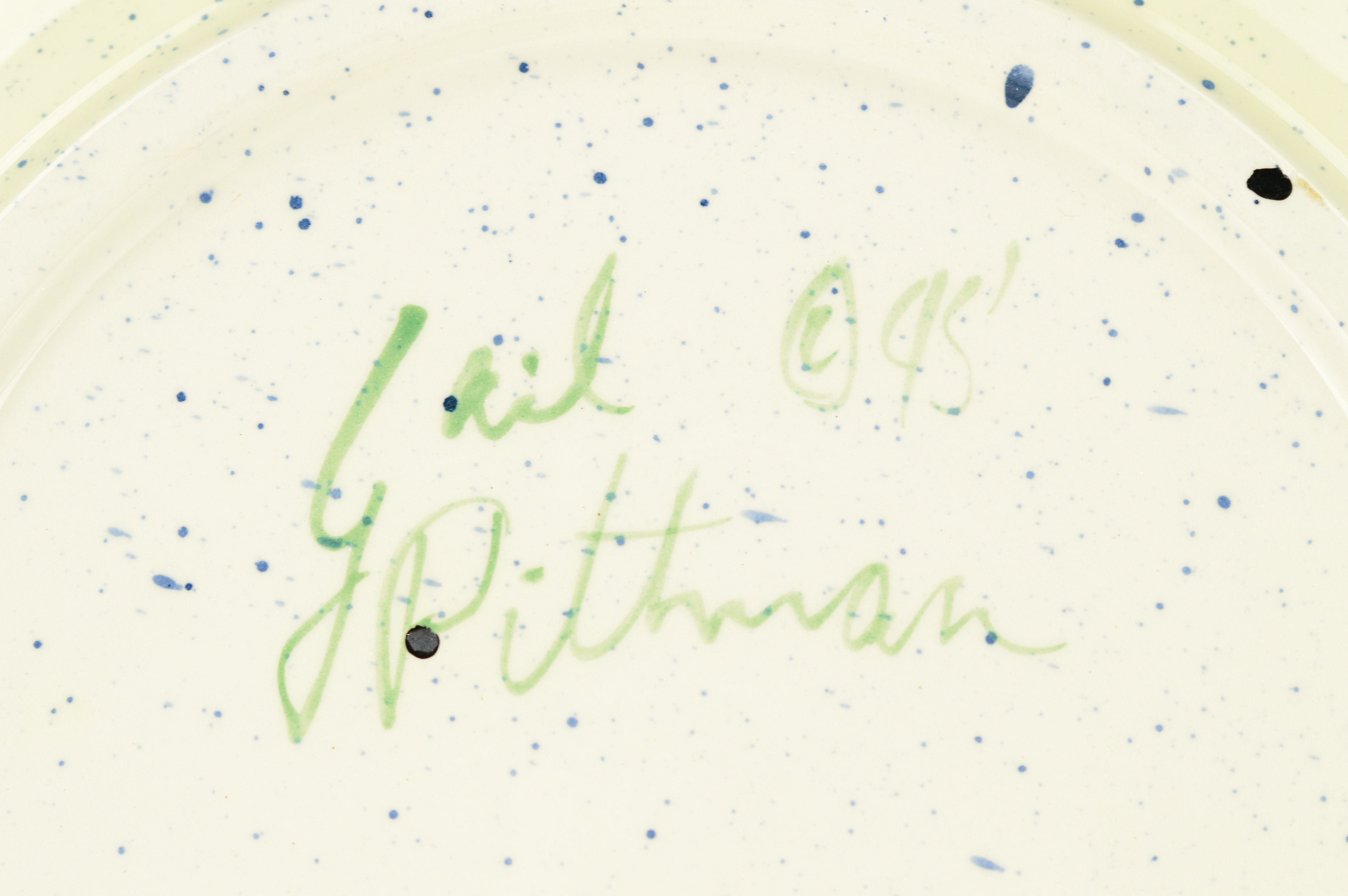 Gail Pittman Plates, Vintage Pottery Planters, and Ceramic Vases