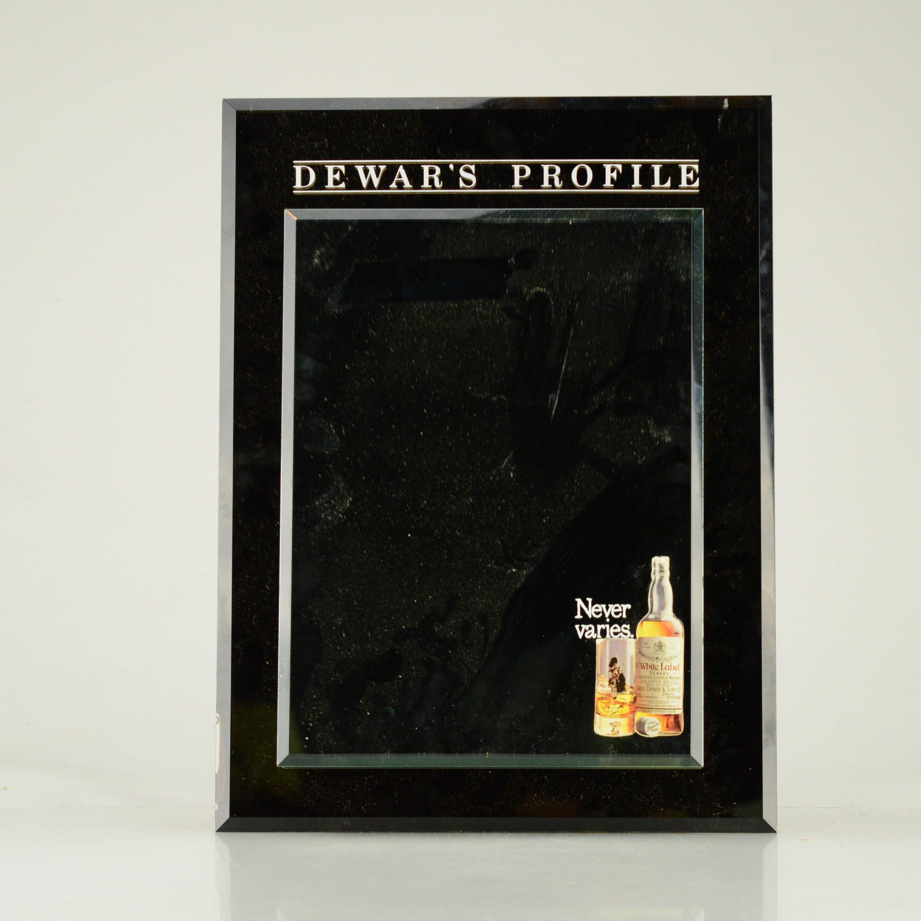 Vintage Dewar's Profile Scotch Whisky Mirror