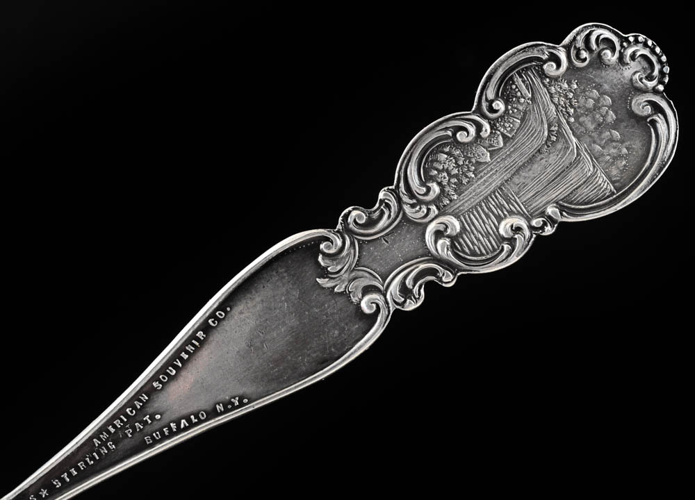 Sterling Silver 1901 Pan American Exposition Souvenir Spoon