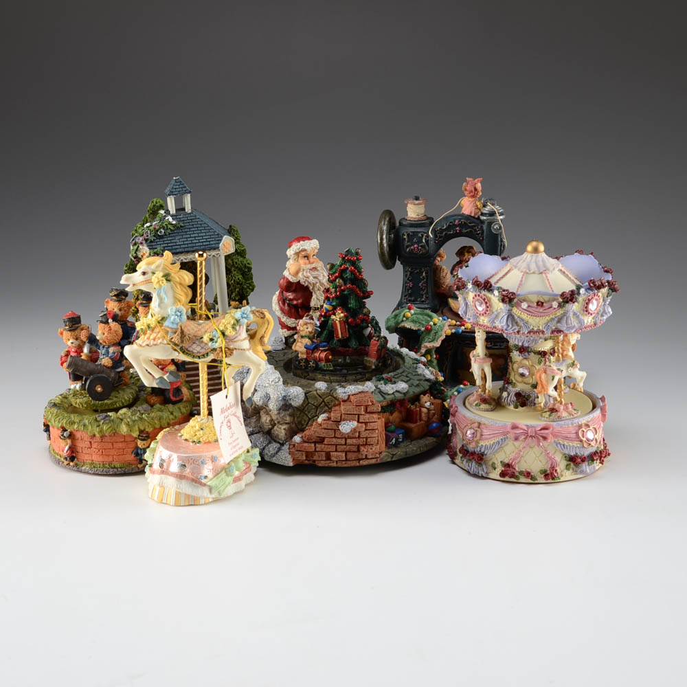 Six Musical Figurines