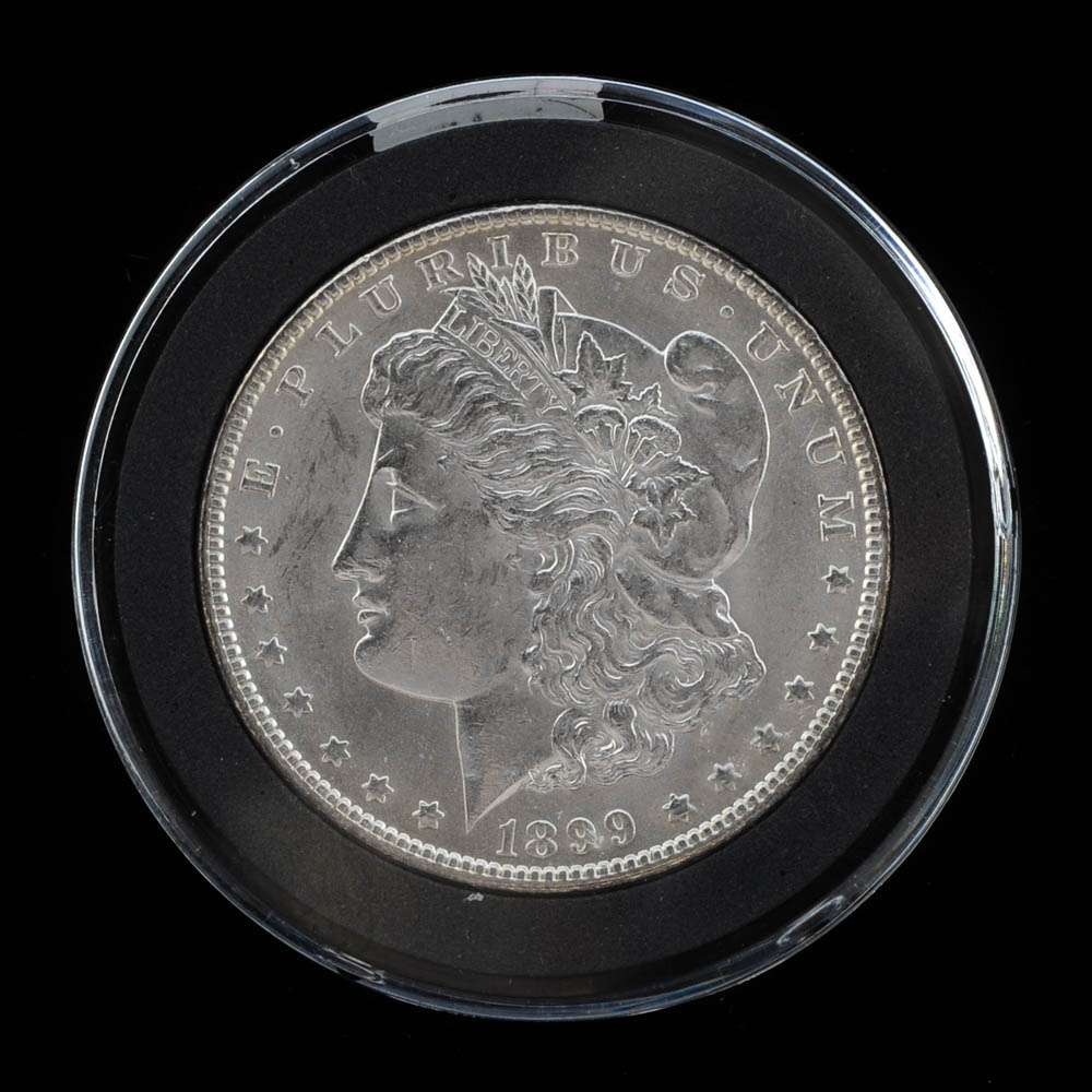 Low Mintage 1899 Silver Morgan Dollar