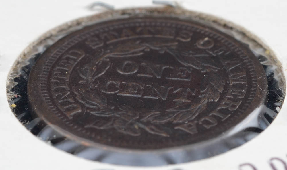 1853 Braided Hair Large Cent