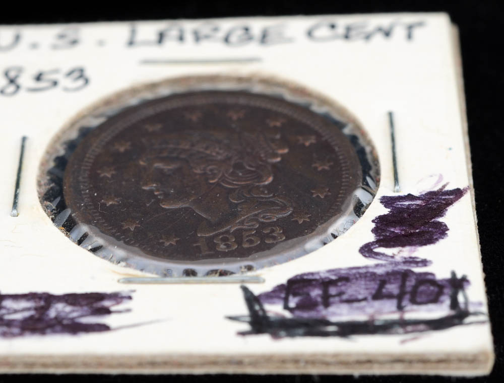 1853 Braided Hair Large Cent